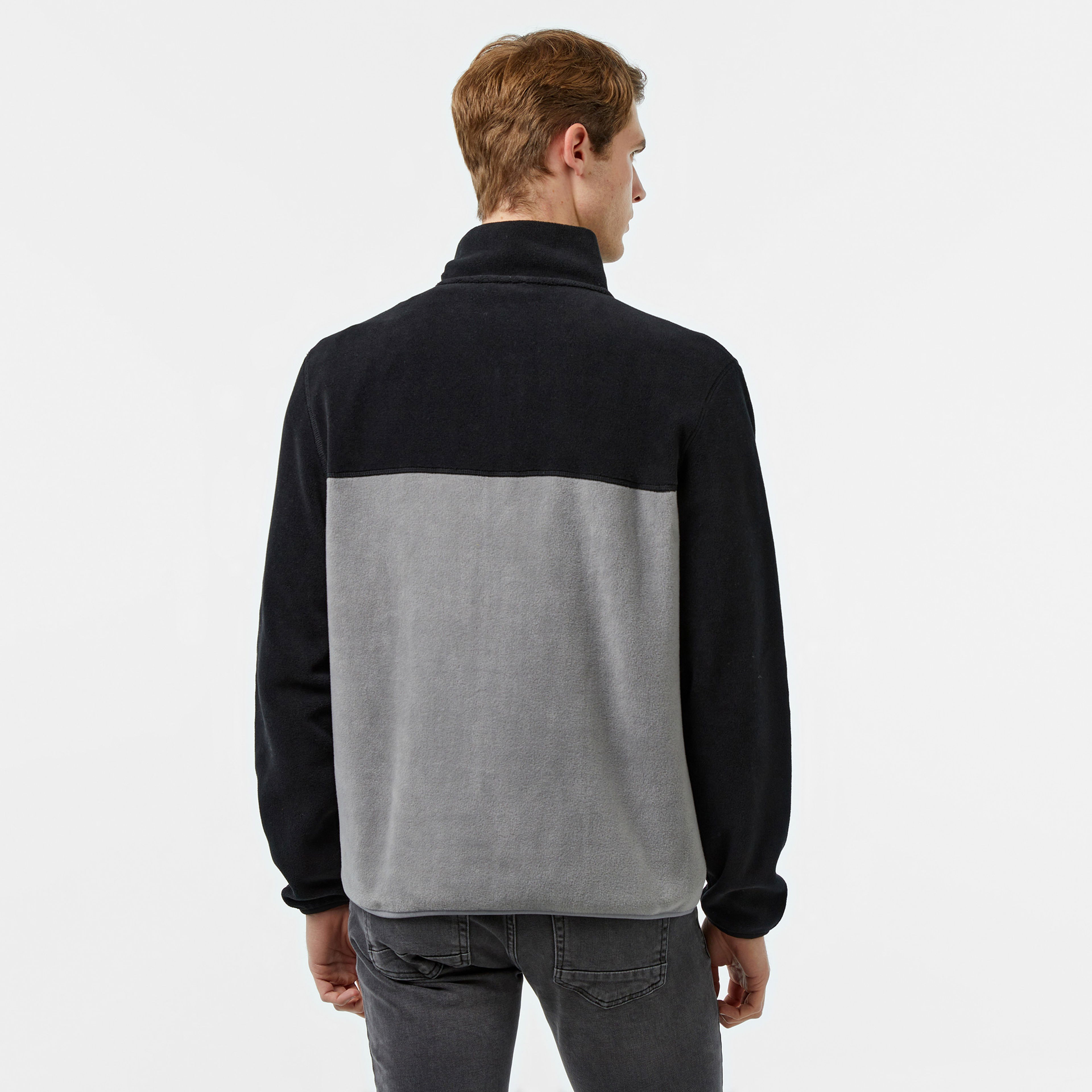 Nautica Erkek Siyah Regular Fit Polar Sweatshirt