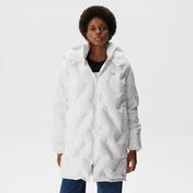 Lacoste Kadın Kapüşonlu Kapitone Beyaz Mont
