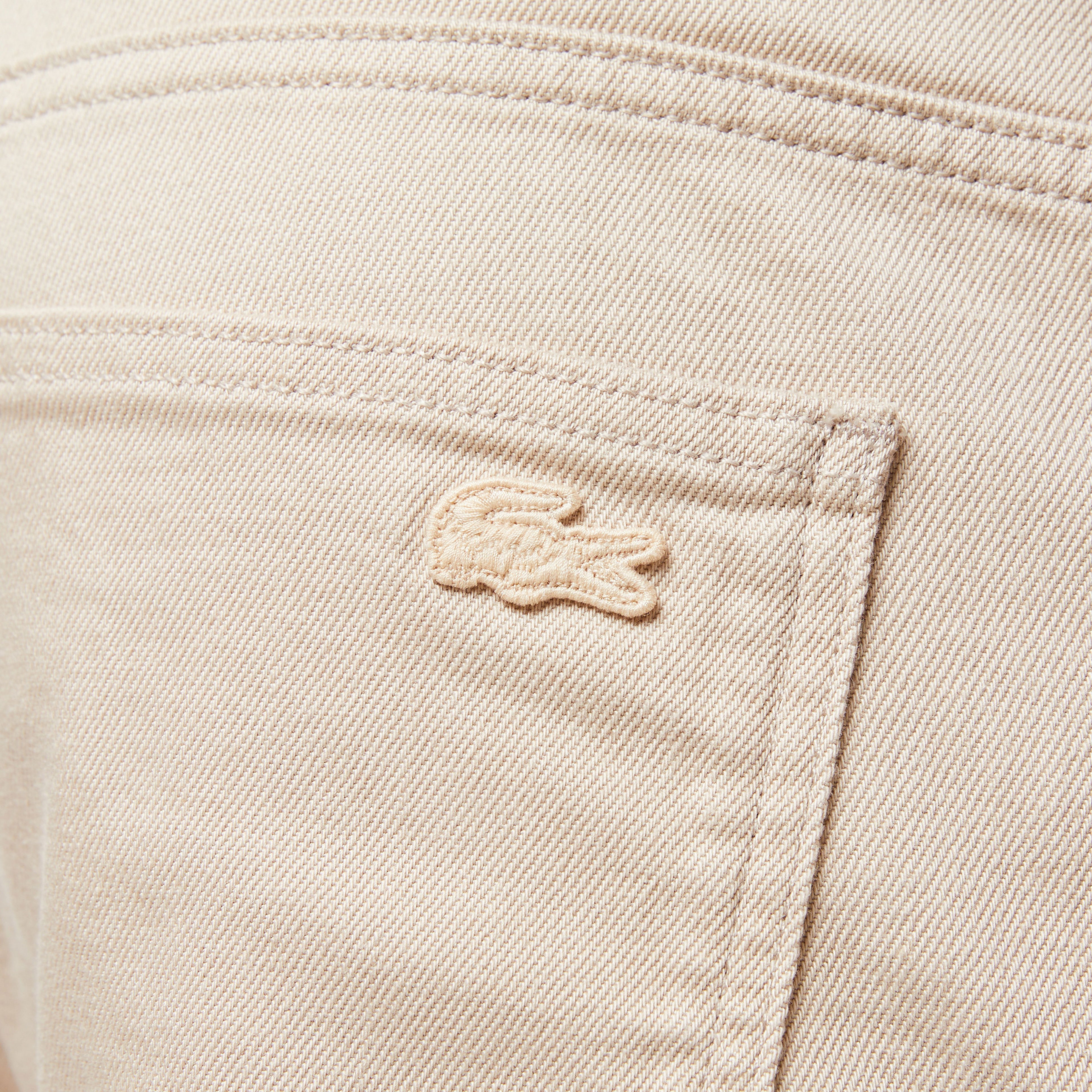Lacoste Relaxed Fit Kargo Erkek Krem Pantolon