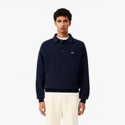 Lacoste Erkek Loose Fit Polo Yaka Lacivert Sweatshirt