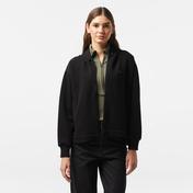 Lacoste Kadın Relaxed Fit Kapüşonlu Siyah Sweatshirt