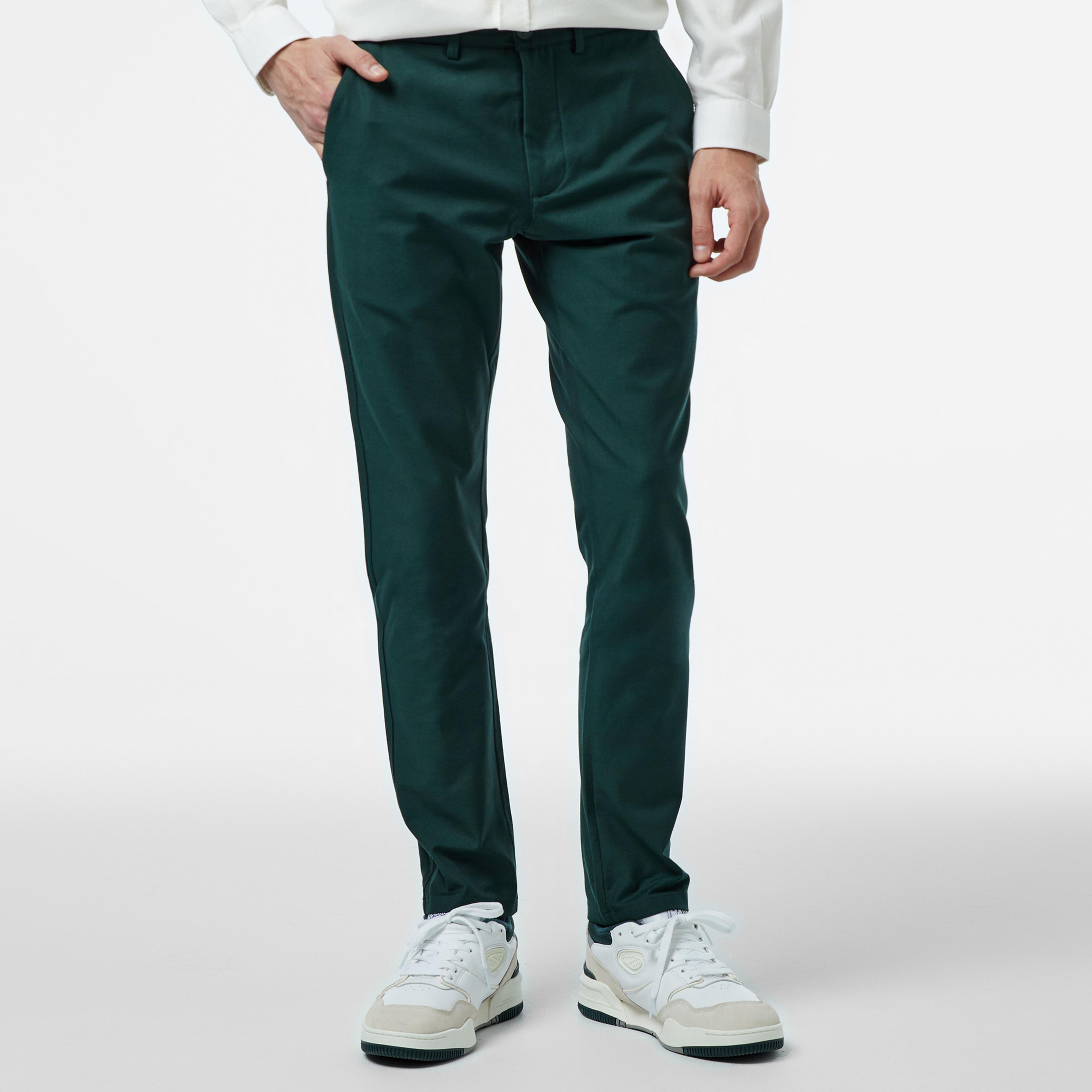 Lacoste Slim Fit Chino Erkek Yeşil Pantolon