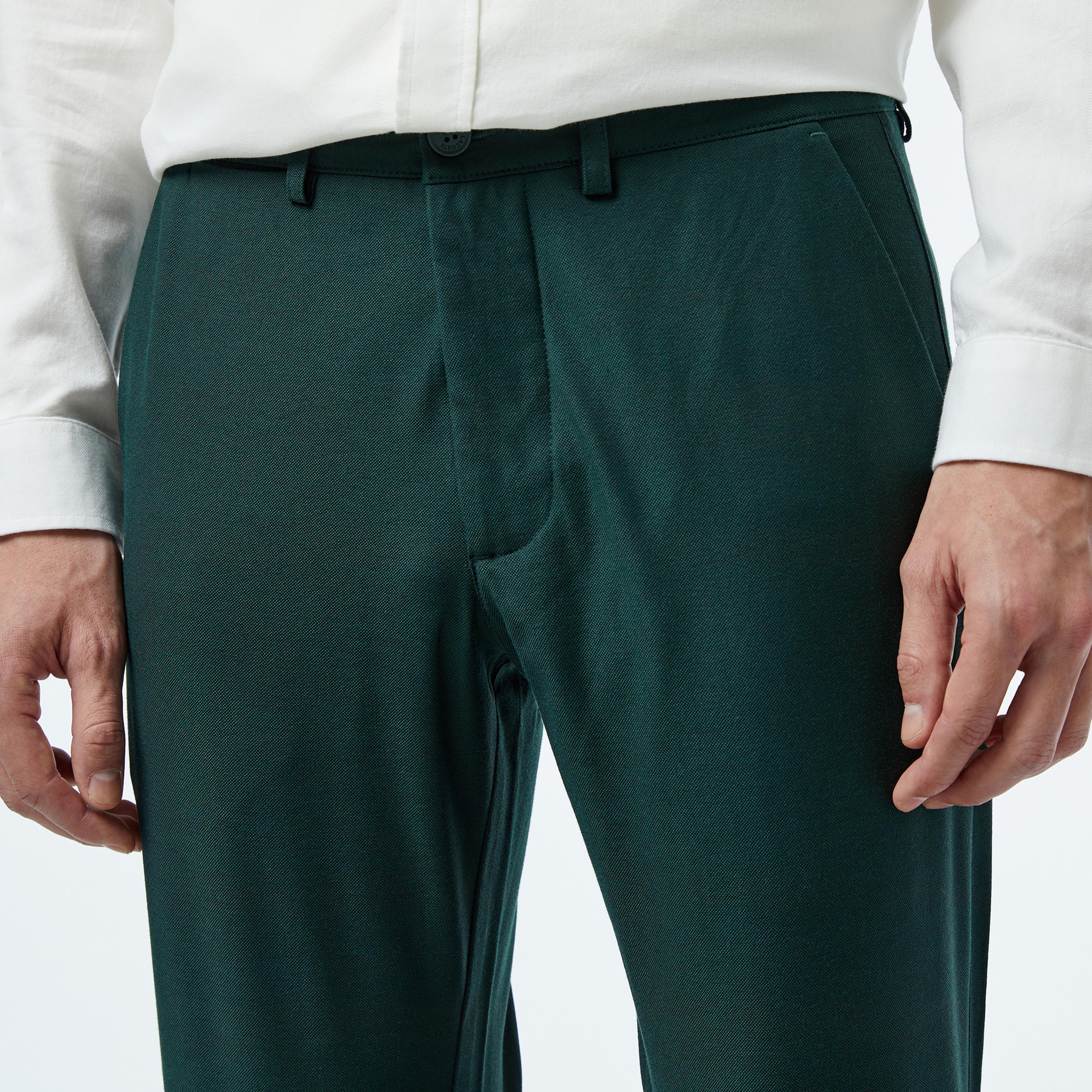 Lacoste Slim Fit Chino Erkek Yeşil Pantolon
