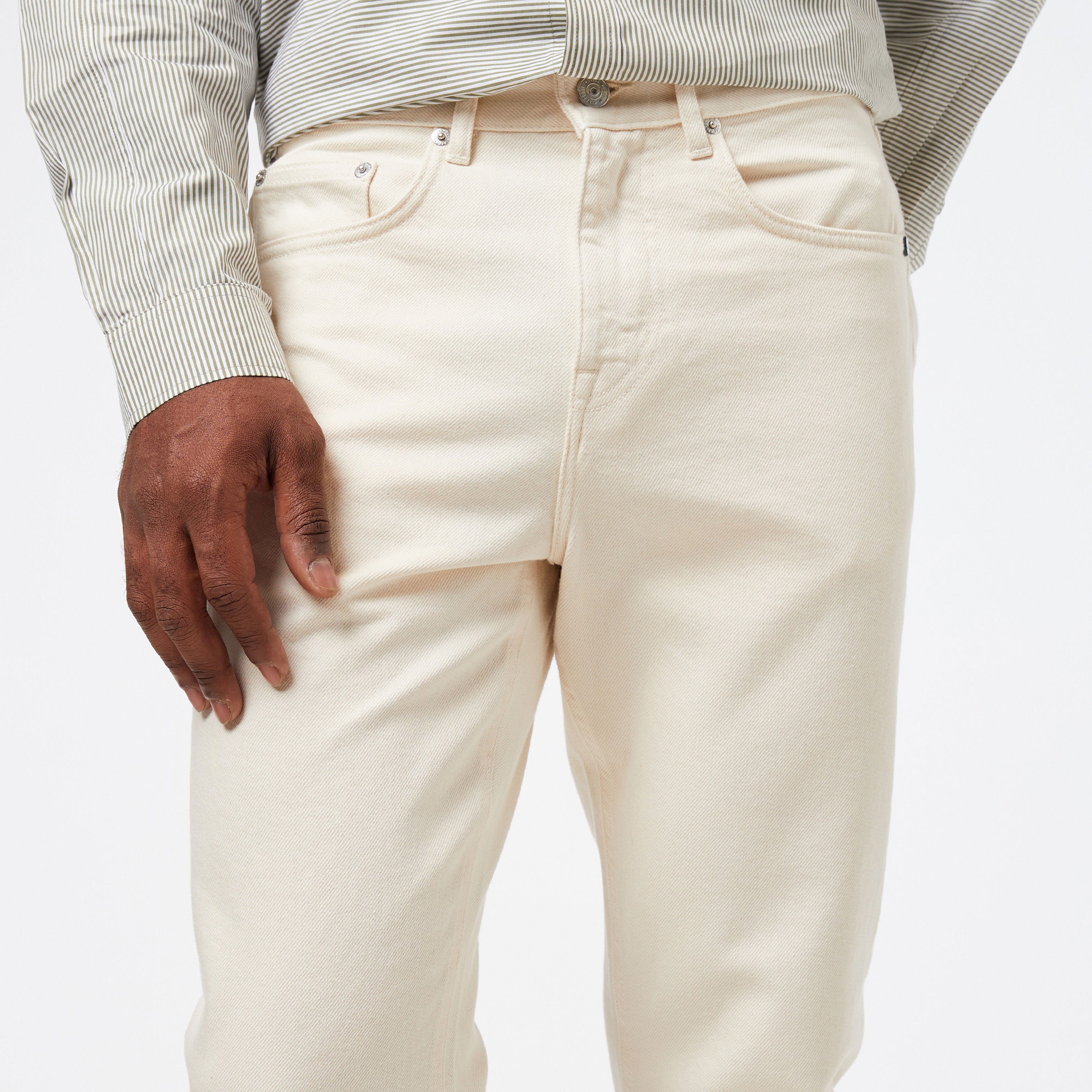 Lacoste Slim Fit Chino Erkek Beyaz Pantolon