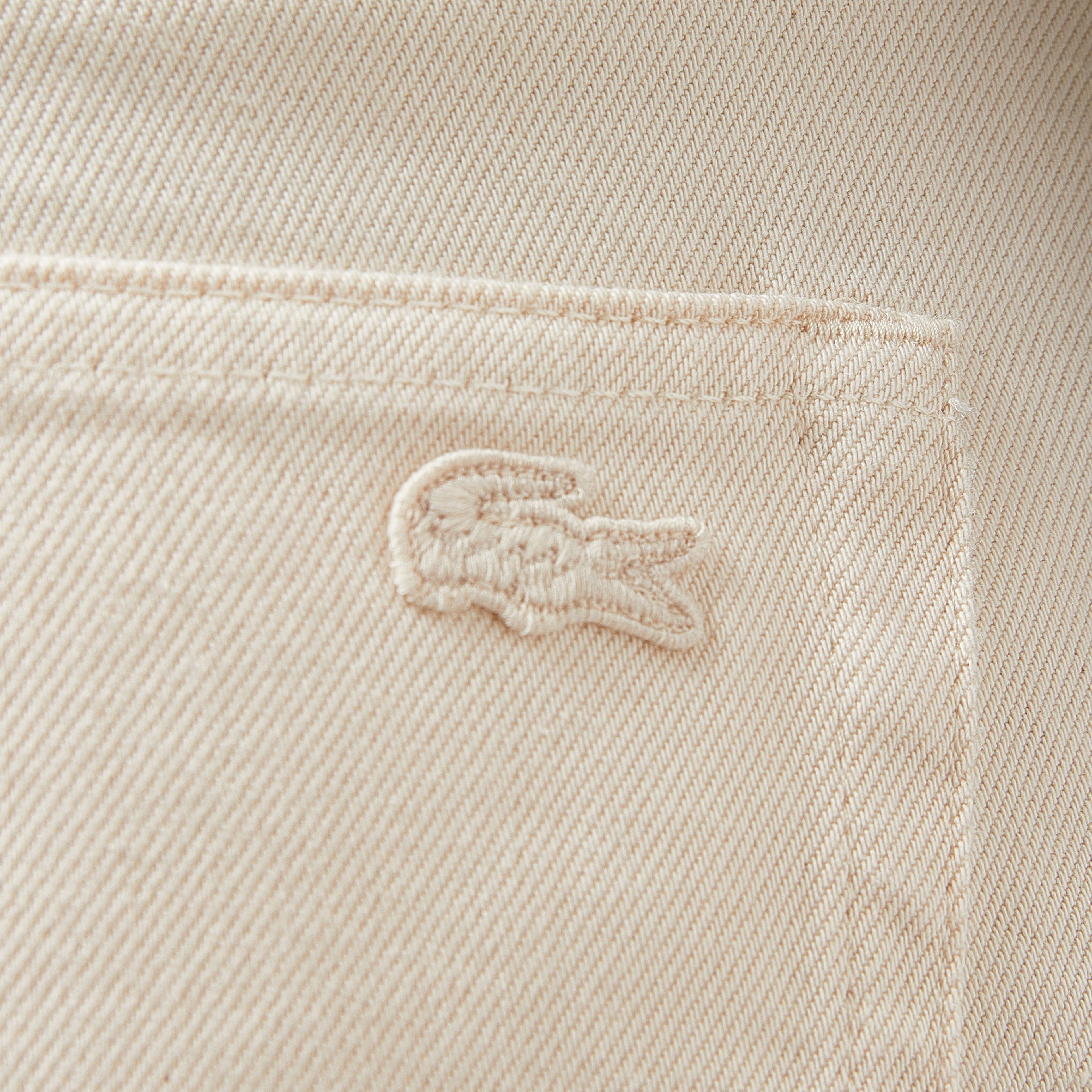 Lacoste Slim Fit Chino Erkek Beyaz Pantolon