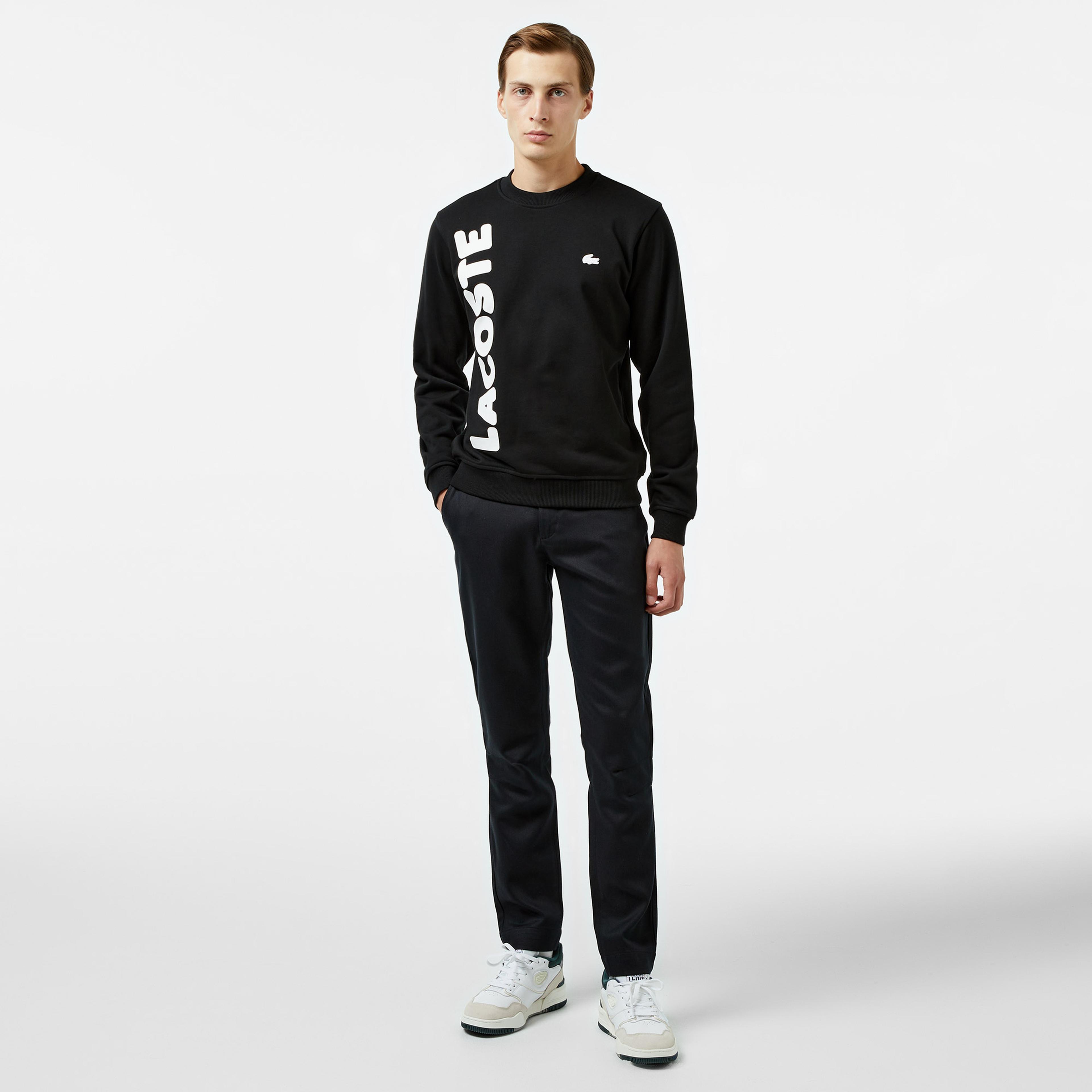 Lacoste Straight Fit Chino Erkek Siyah Pantolon