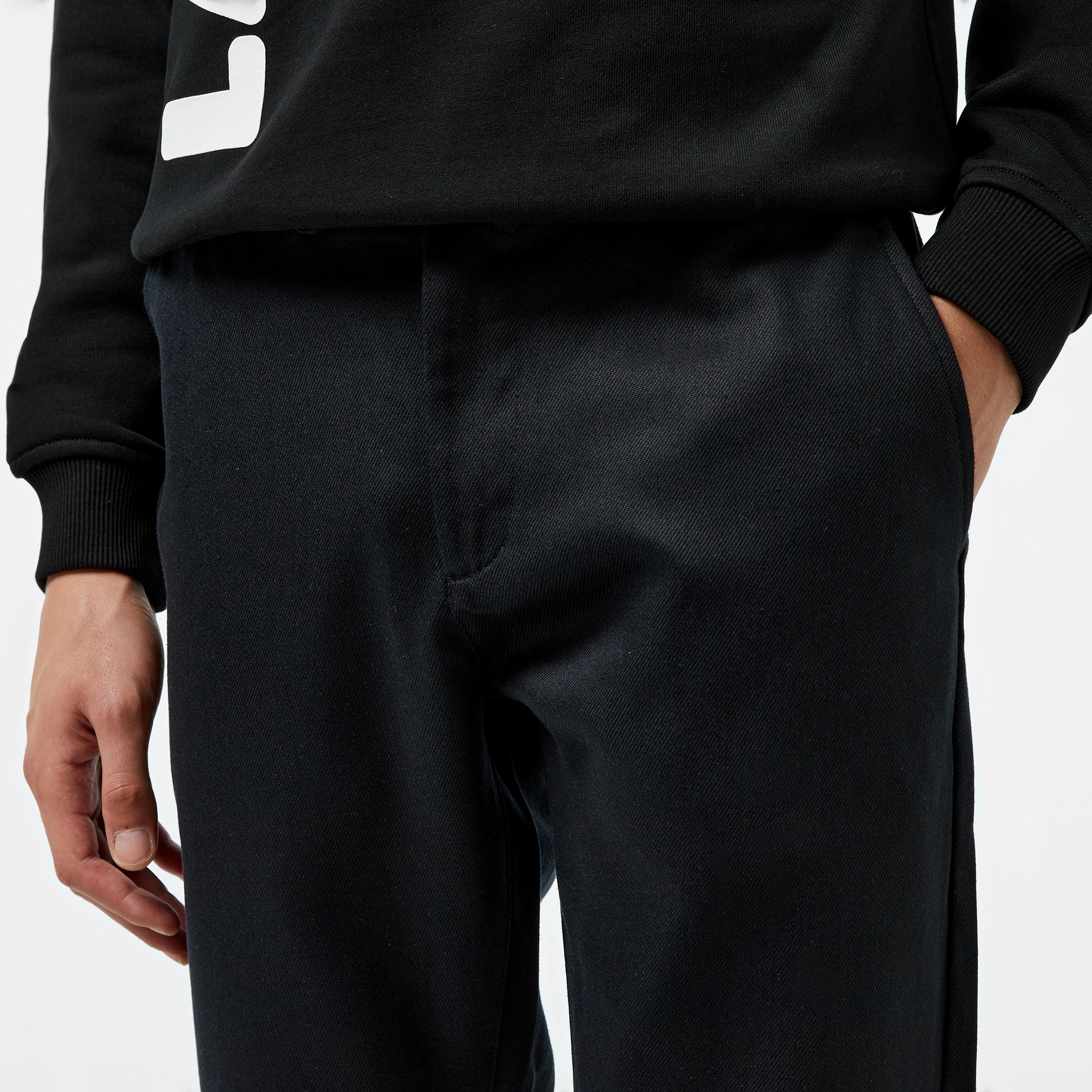 Lacoste Straight Fit Chino Erkek Siyah Pantolon