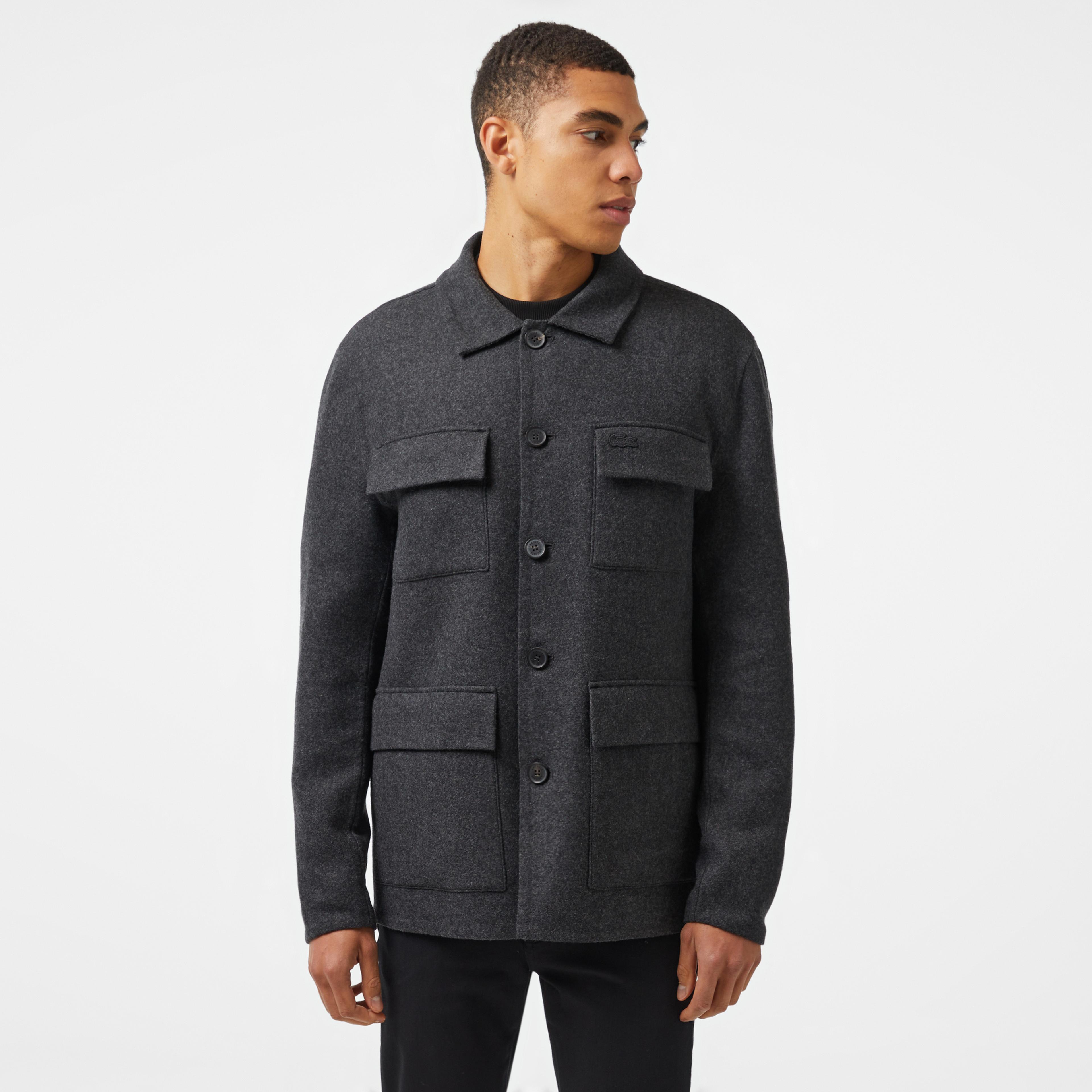 Lacoste Erkek Koyu Gri Mont