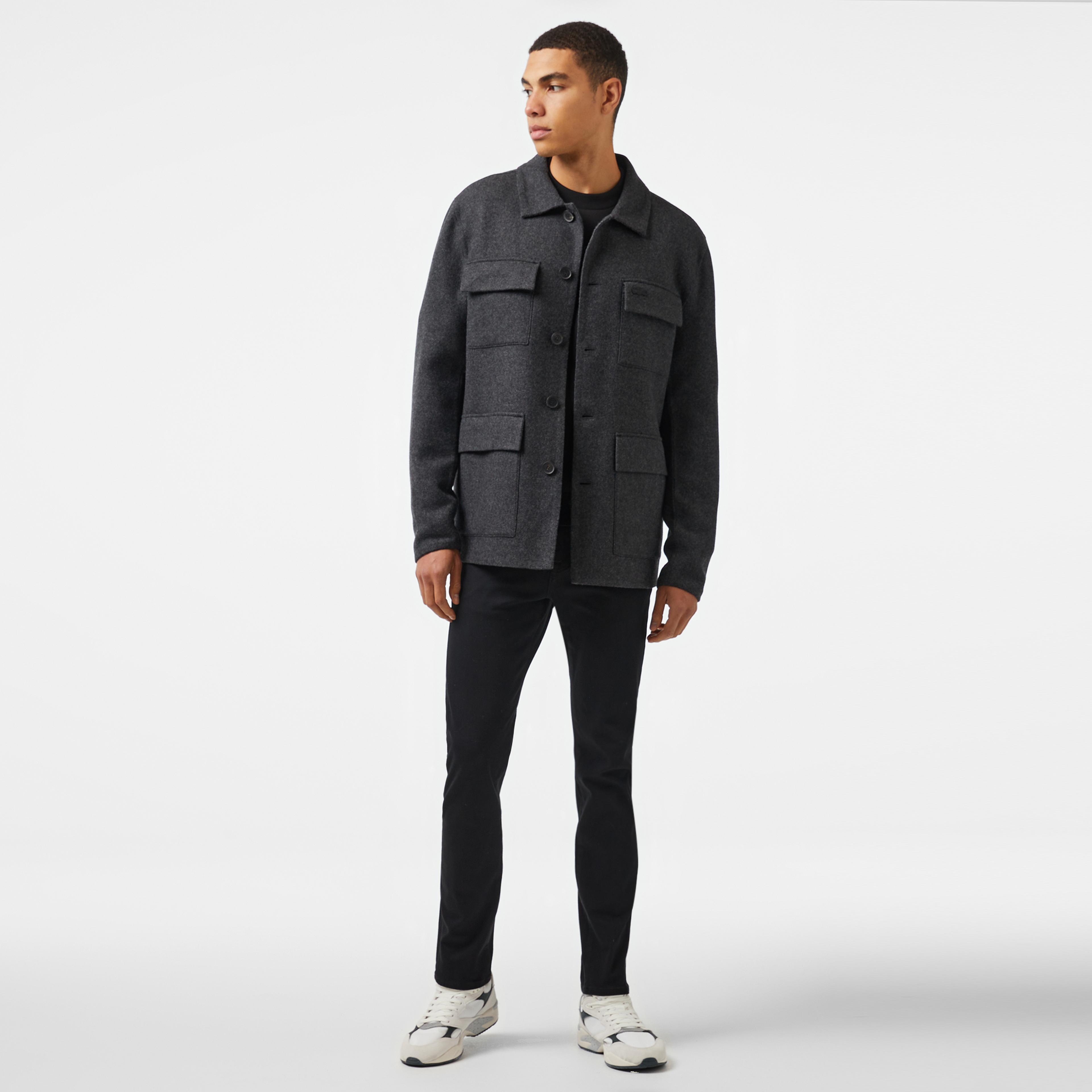 Lacoste Erkek Koyu Gri Mont