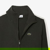 Lacoste Kız Çocuk Renk Bloklu Haki Hırka