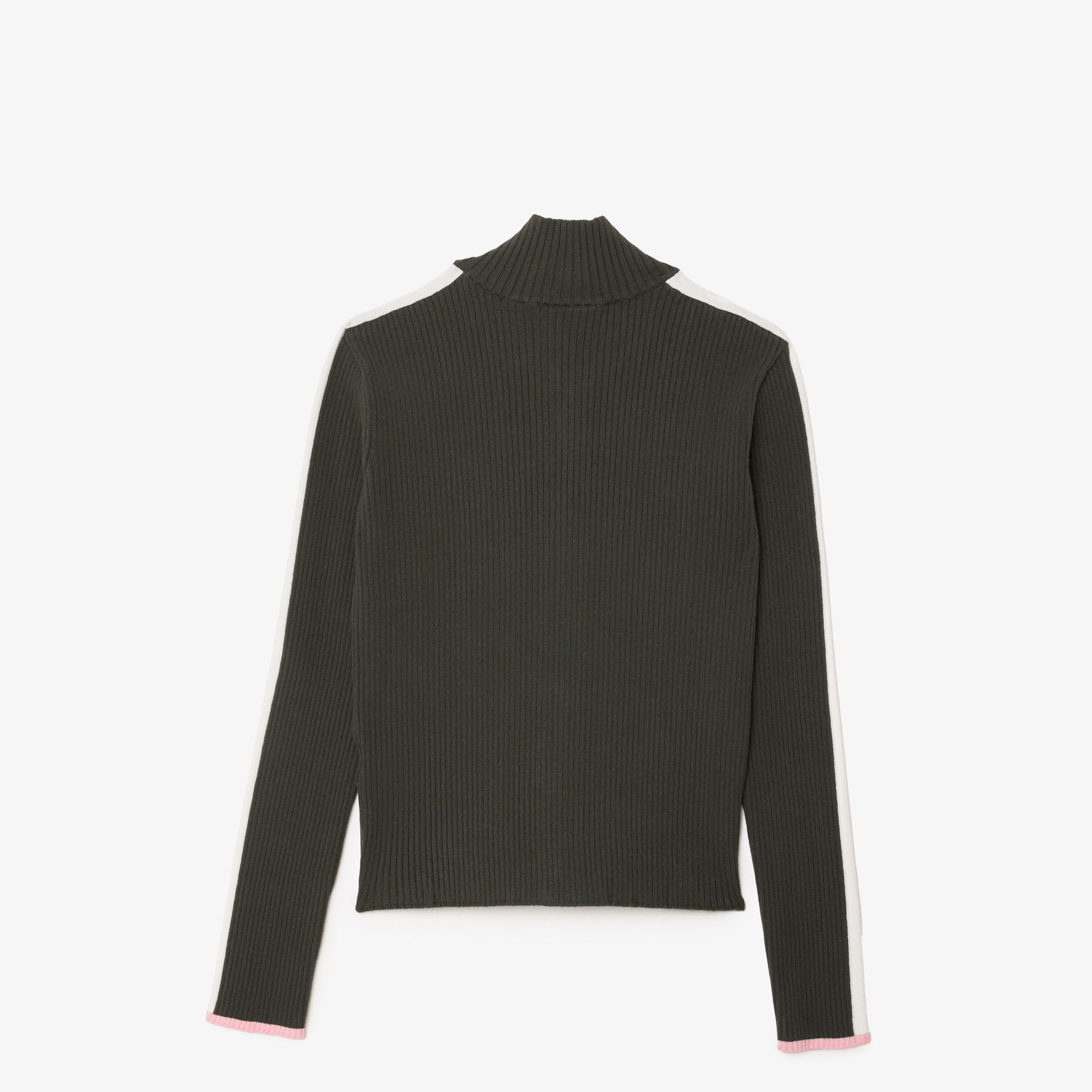 Lacoste Kız Çocuk Renk Bloklu Haki Hırka