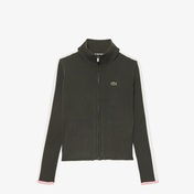 Lacoste Kız Çocuk Renk Bloklu Haki Hırka