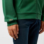 Lacoste Erkek Relaxed Fit Kapüşonlu Baskılı Yeşil Sweatshirt