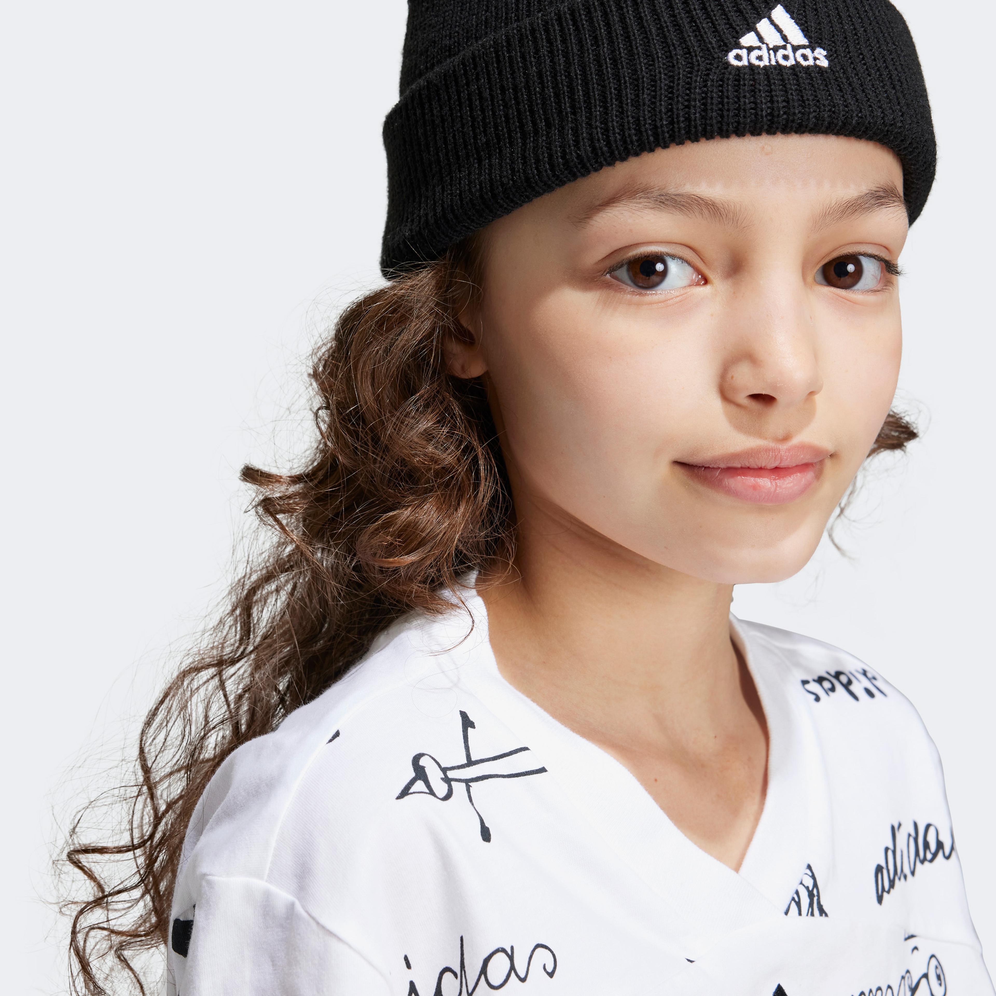 adidas Brand Love Çocuk Beyaz T-Shirt