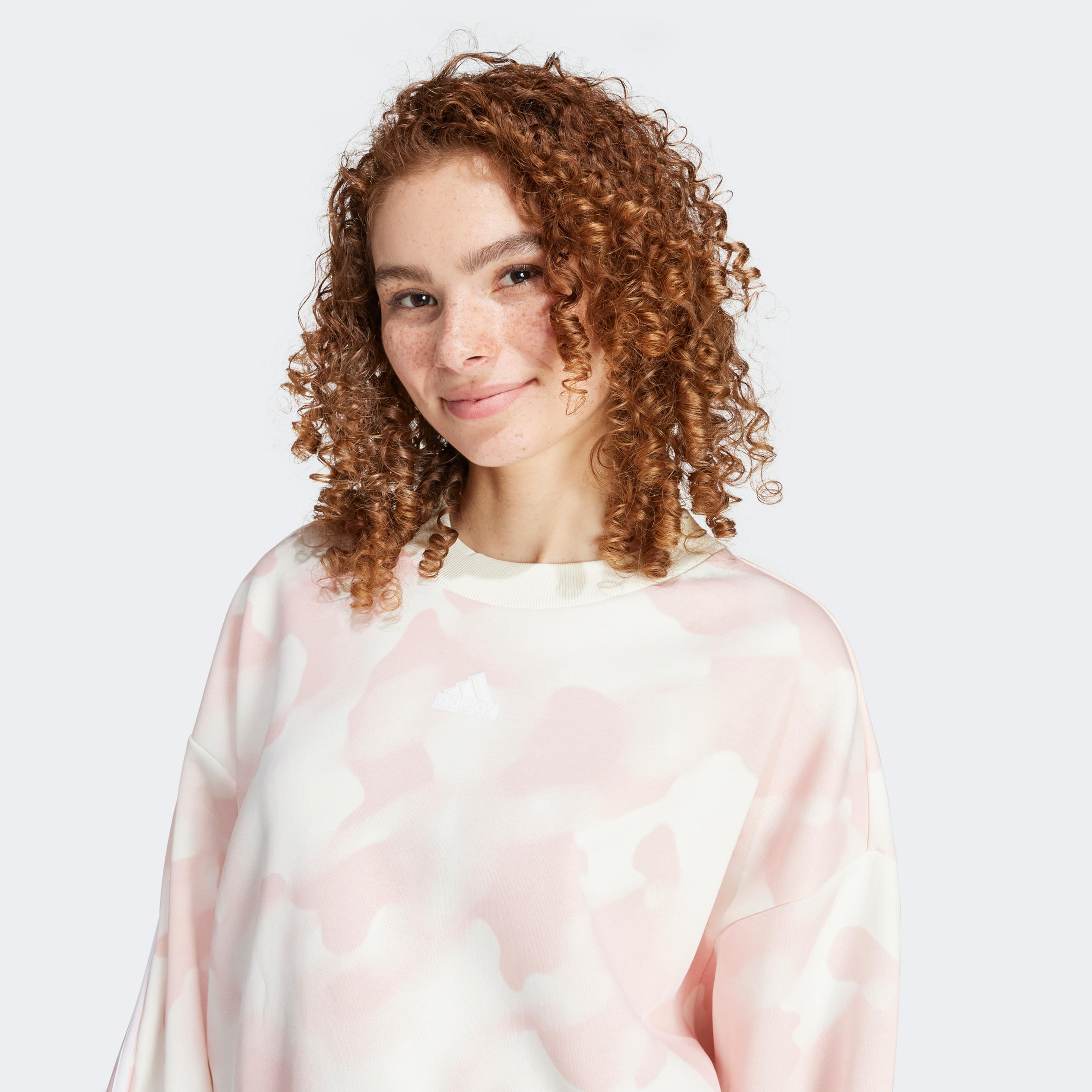 adidas W Fi 3S Swt Kadın Renkli Sweatshirt