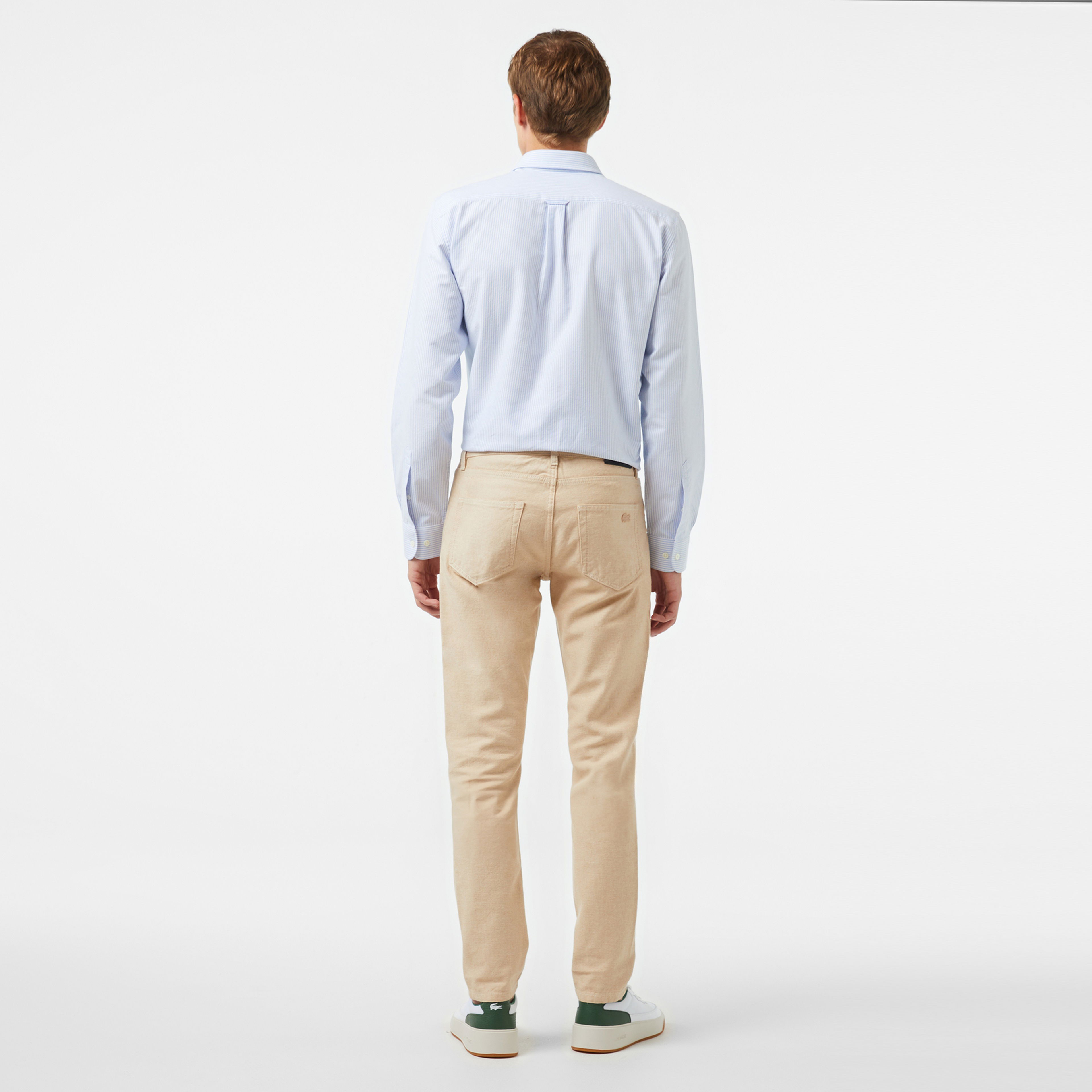 Lacoste Slim Fit Chino Erkek Bej Pantolon