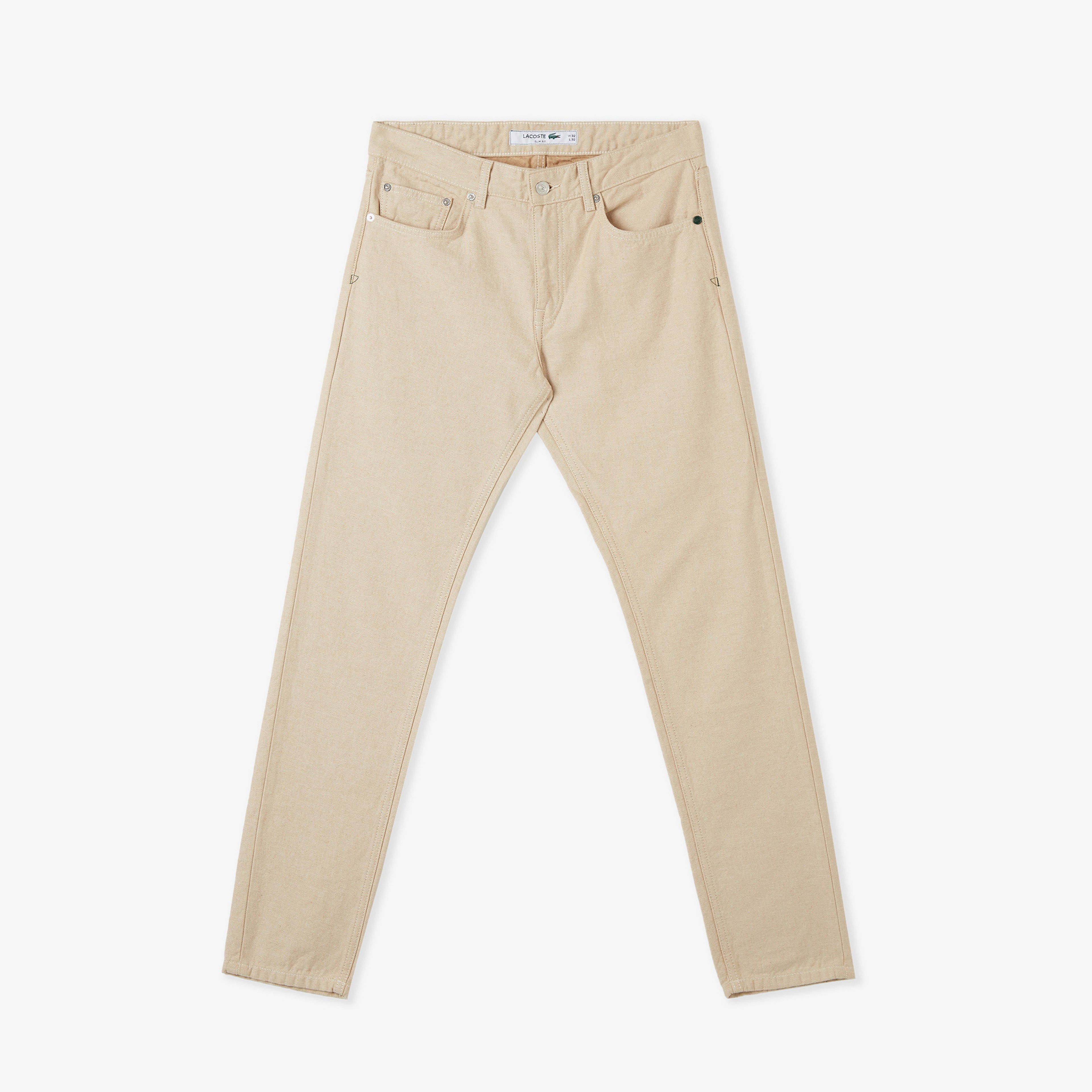 Lacoste Slim Fit Chino Erkek Bej Pantolon