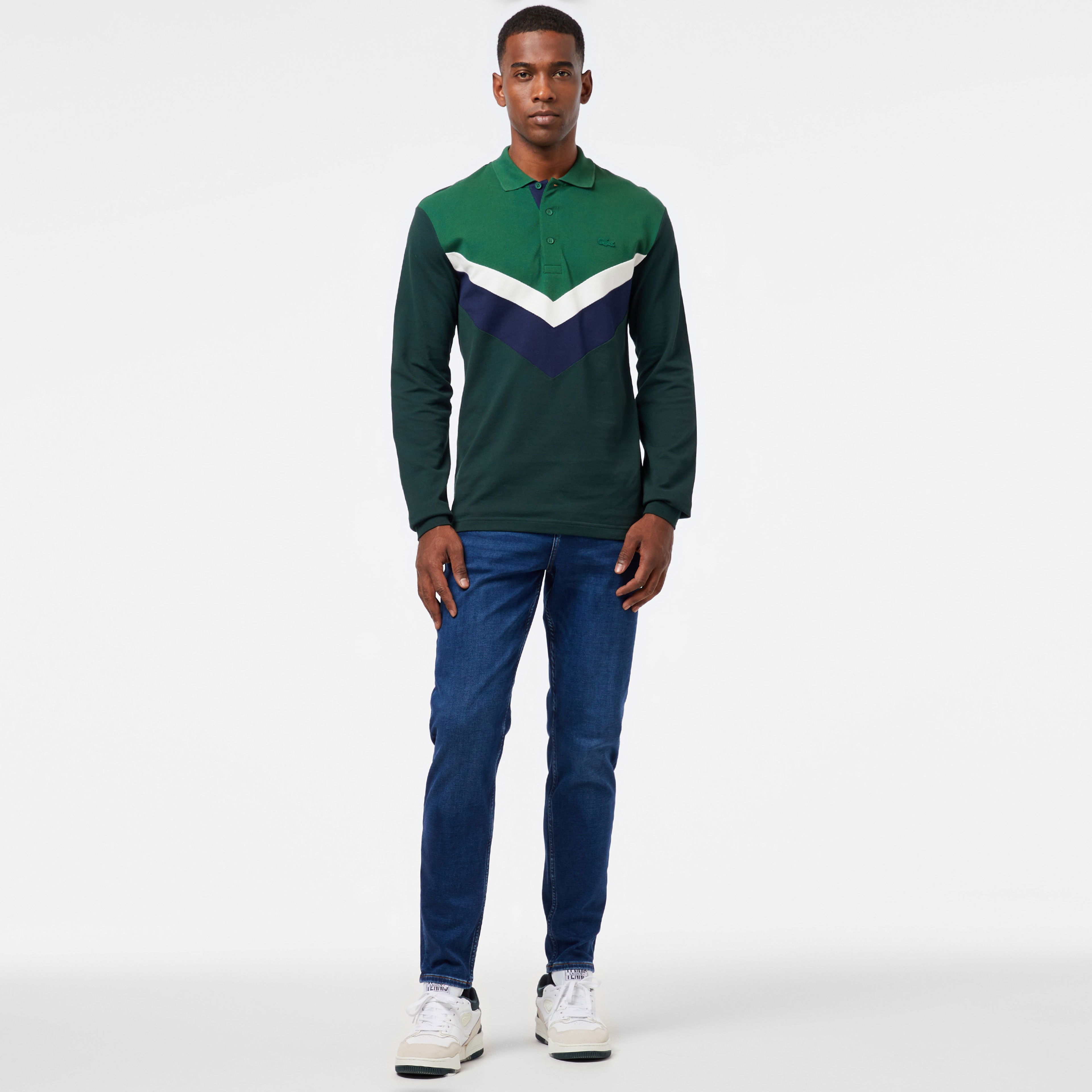 Lacoste Erkek Regular Fit Denim Mavi Pantolon