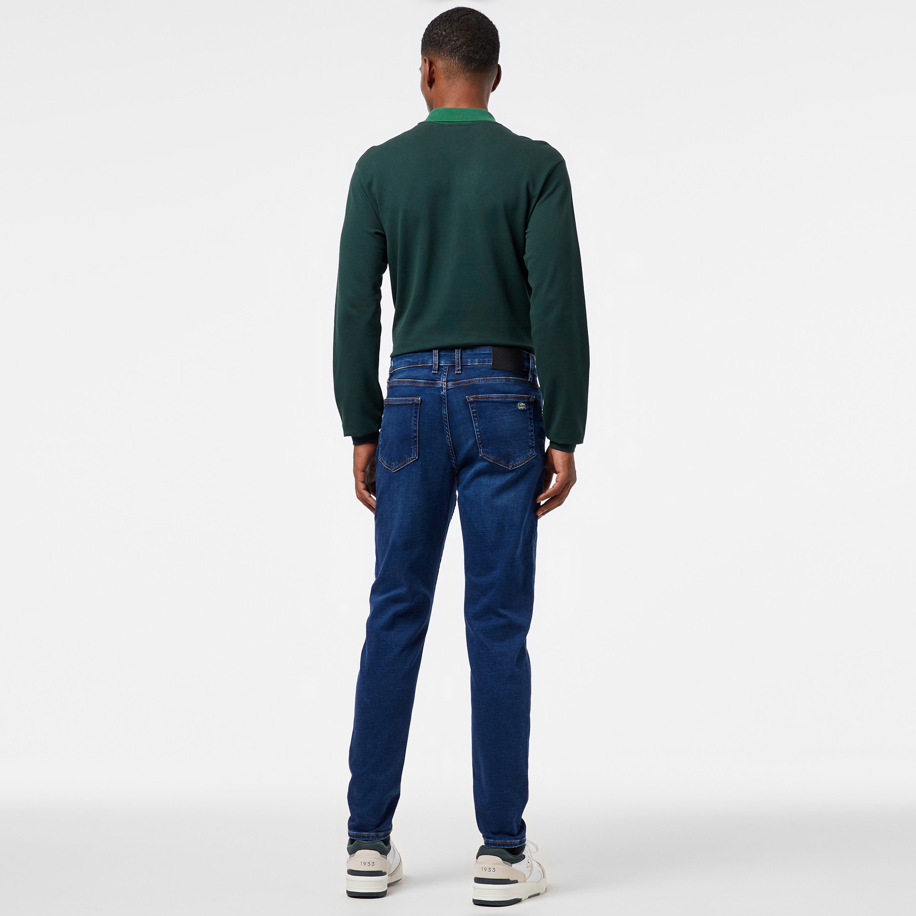 Lacoste Erkek Regular Fit Denim Mavi Pantolon