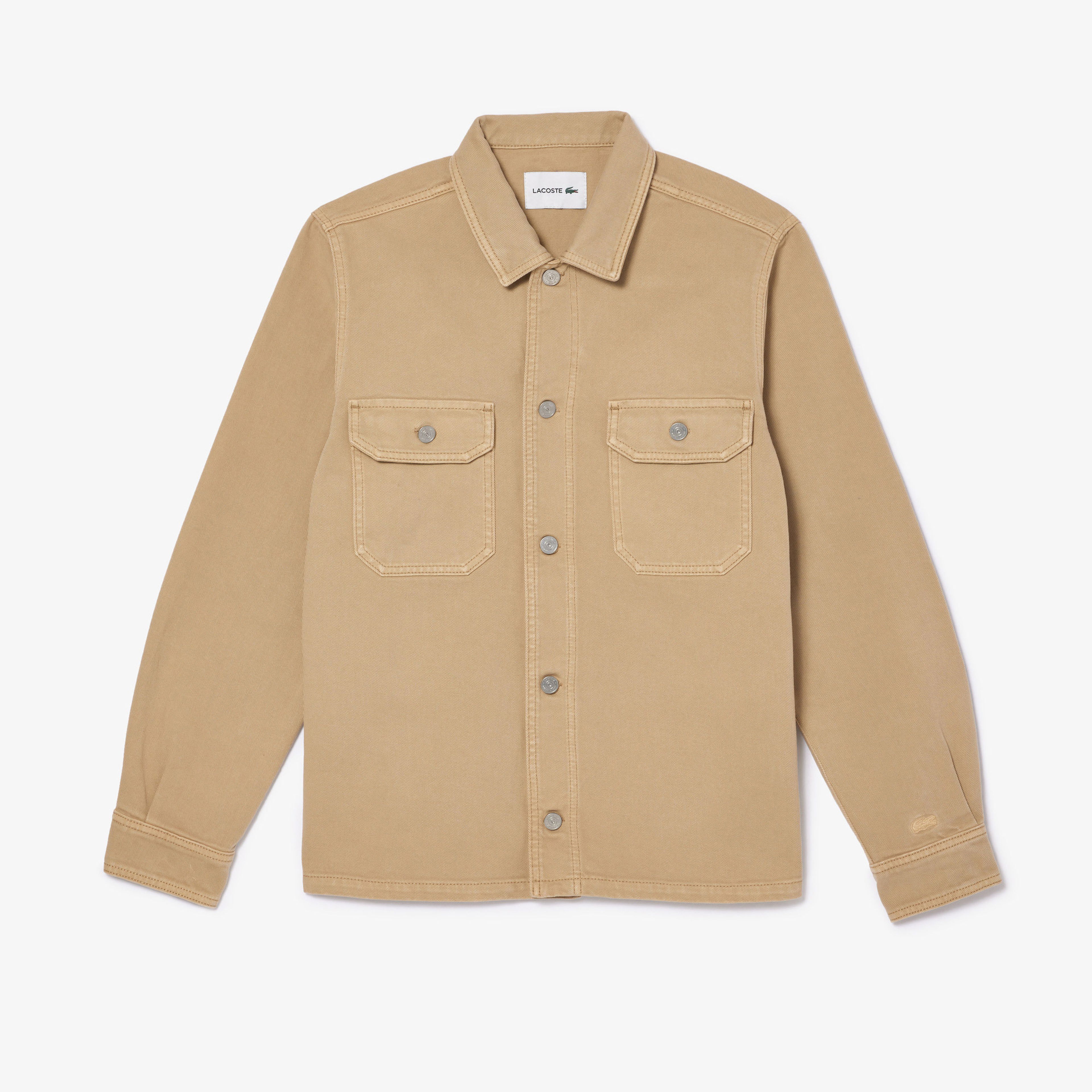 Lacoste Erkek Oversized Fit Kahverengi Gömlek