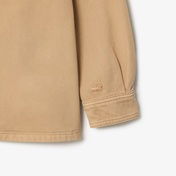 Lacoste Erkek Oversized Fit Kahverengi Gömlek