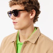 Lacoste Erkek Oversized Fit Kahverengi Gömlek