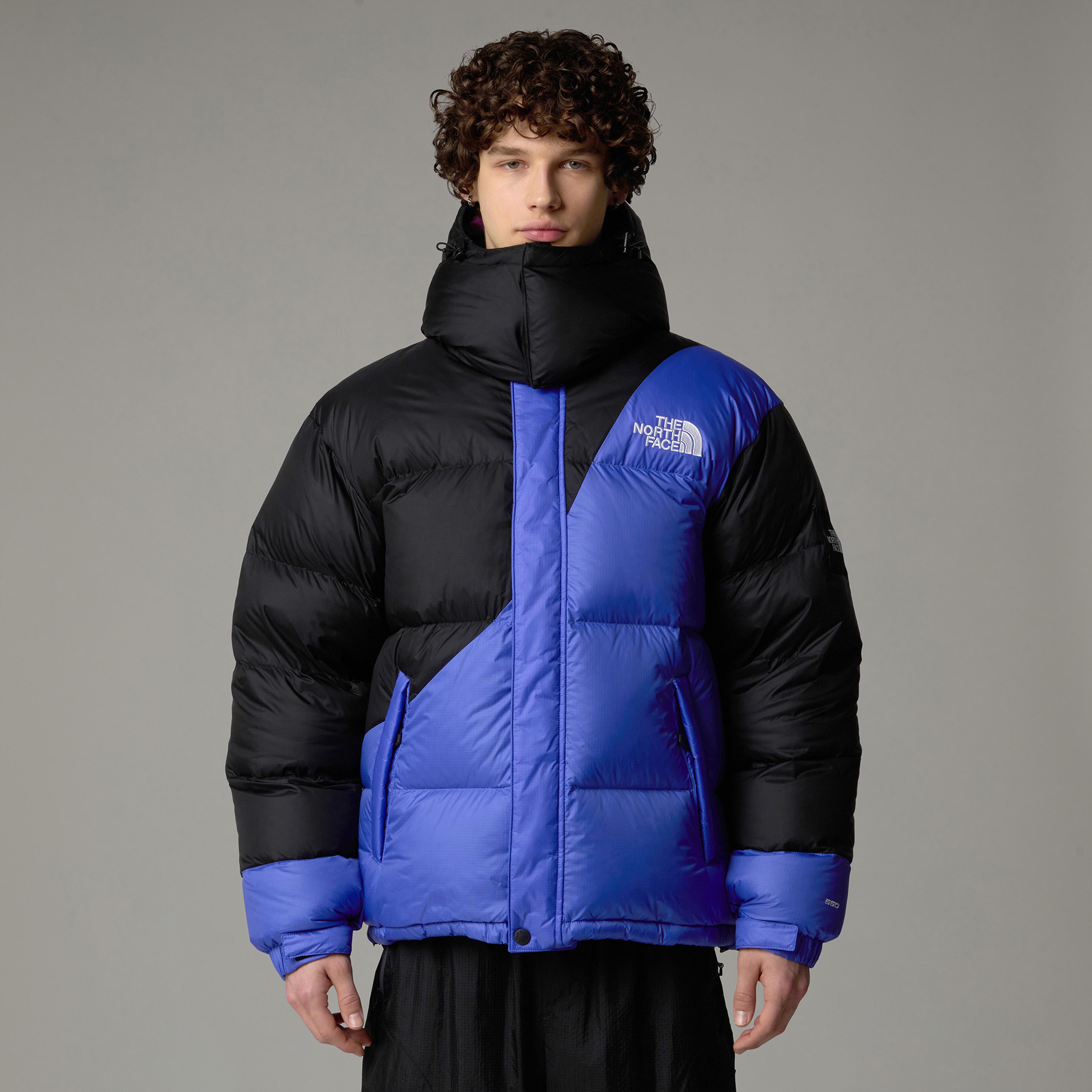 The North Face Down Puffer Erkek Siyah/Mavi Outdoor Mont
