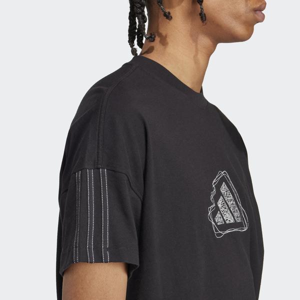 adidas All Szn Graphic Seasonal Erkek Siyah T-Shirt_6
