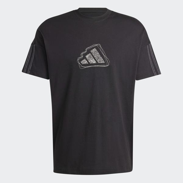 adidas All Szn Graphic Seasonal Erkek Siyah T-Shirt_3