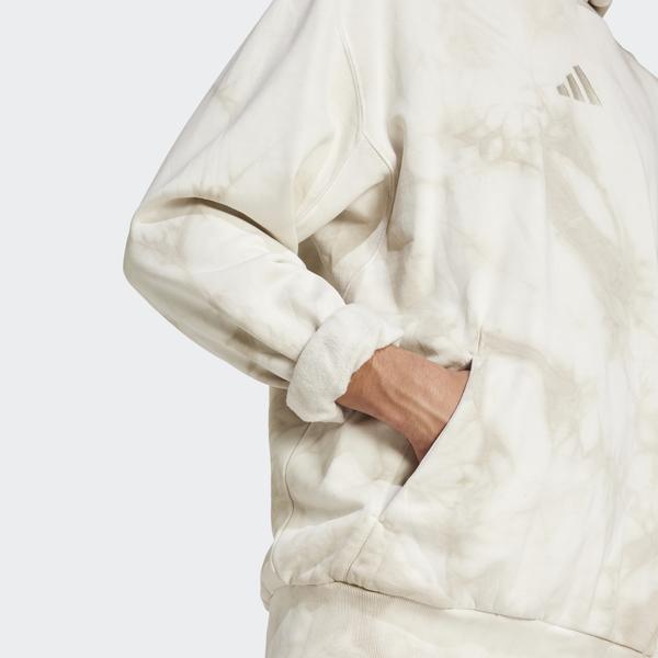 adidas All Szn Fleece Wash Erkek Bej Hoodie_5