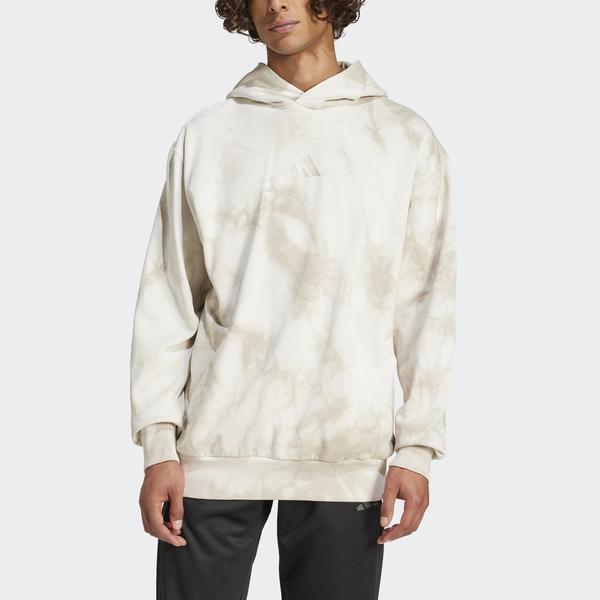 adidas All Szn Fleece Wash Erkek Bej Hoodie_4