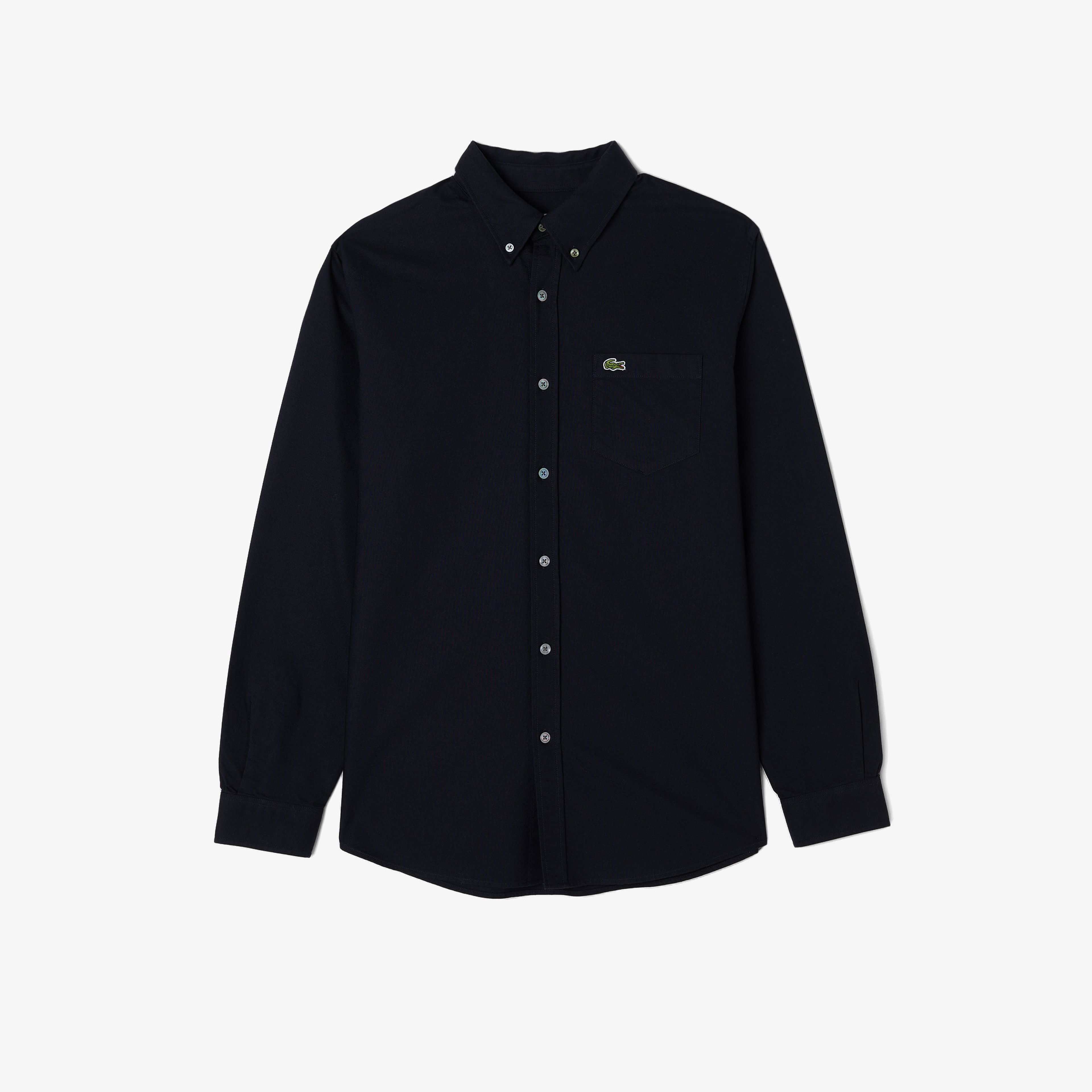 Lacoste Regular Fit Düğmeli Yaka Erkek Lacivert Gömlek