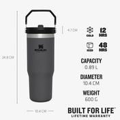 Stanley Classic Flip Straw Tumb Unisex Gri Termos