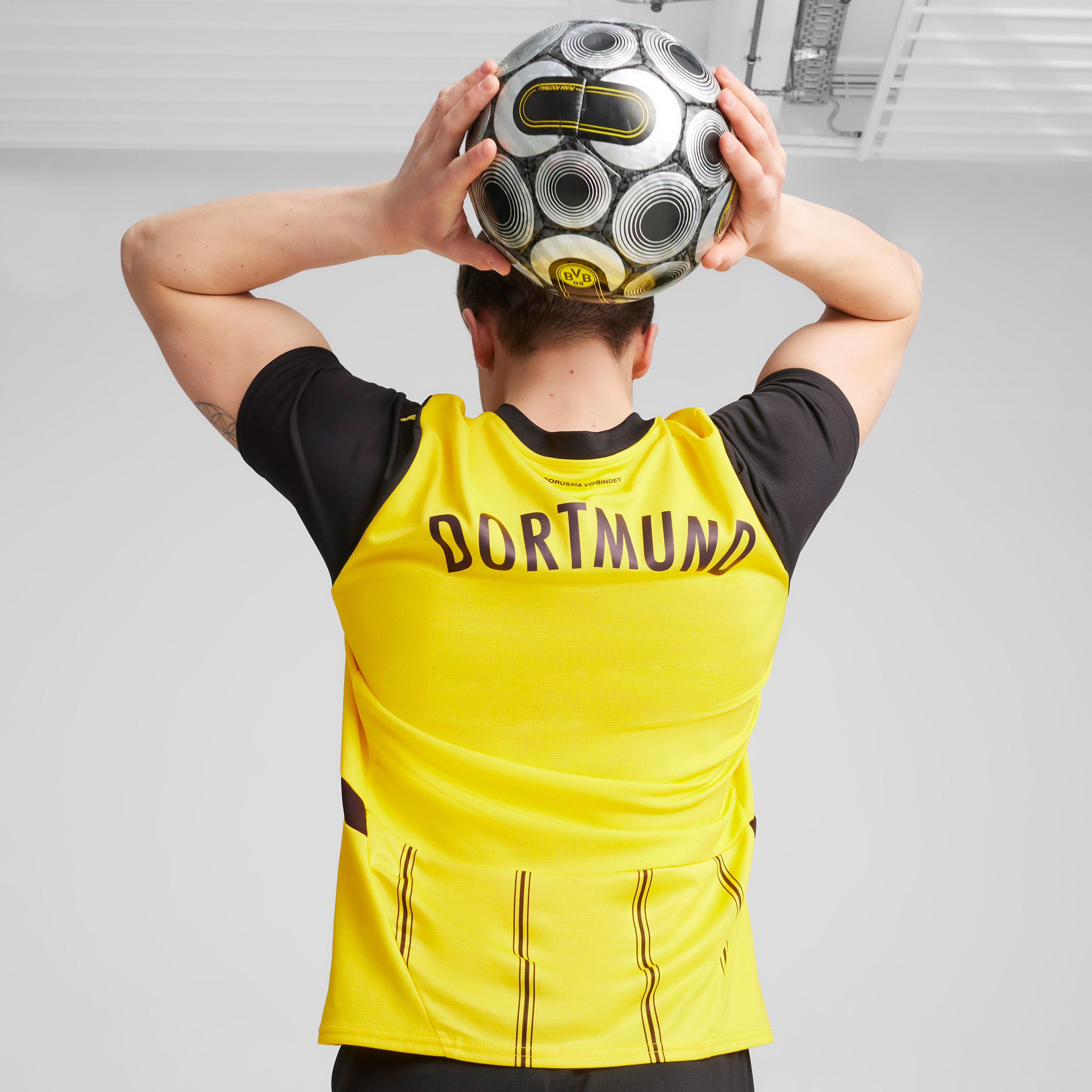 Puma Bourissia Dortmund 24/25 Erkek Sarı Futbol Forması