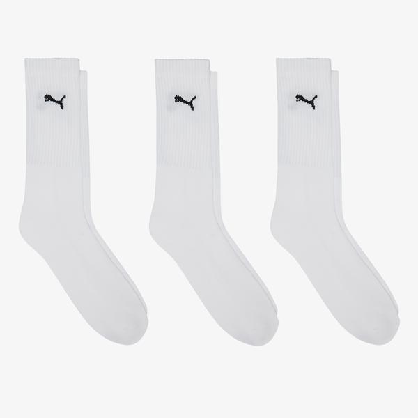 Puma Crew Sock 3'Lü Erkek Beyaz Çorap