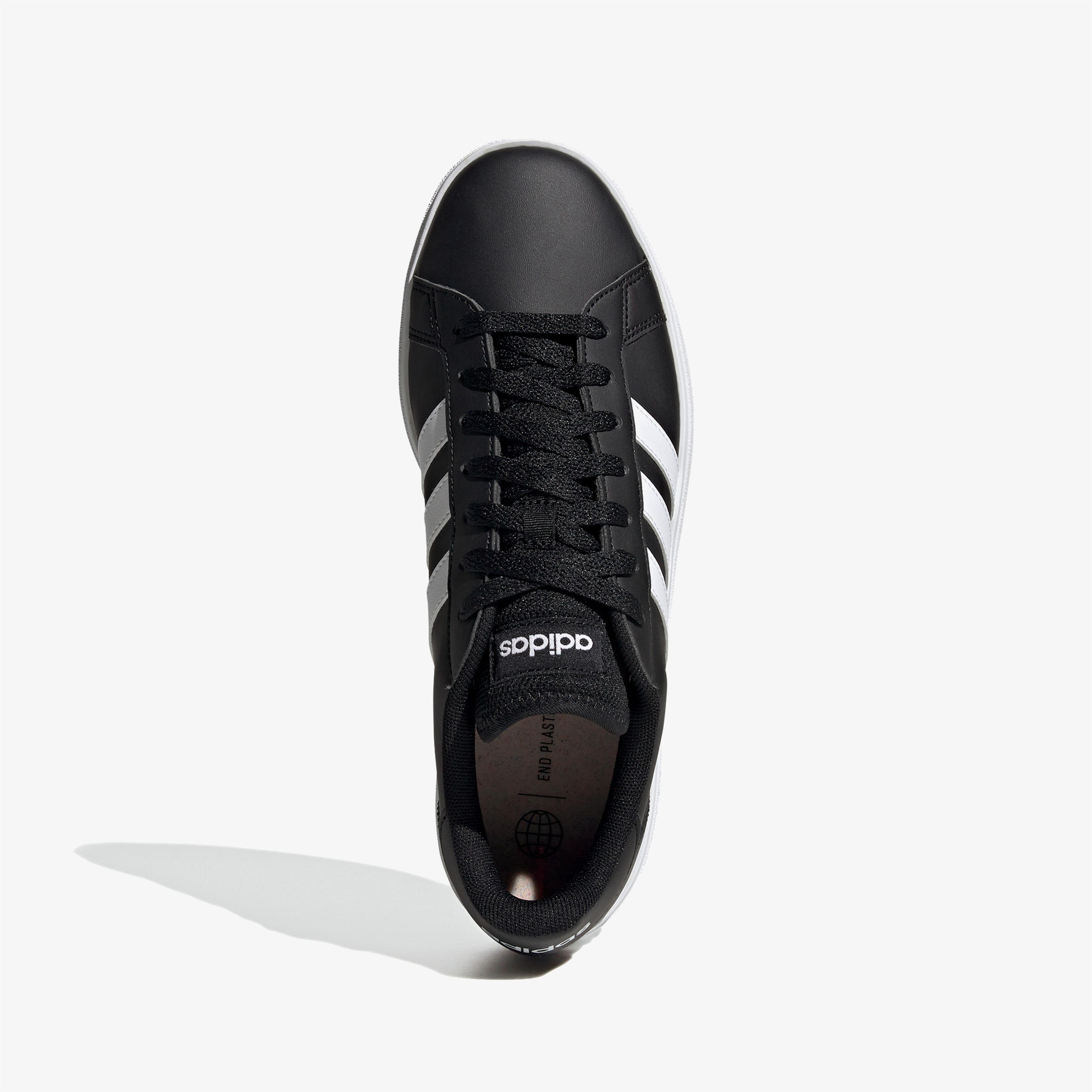 adidas Grand Court Base 2.0 Erkek Siyah Spor Ayakkabı