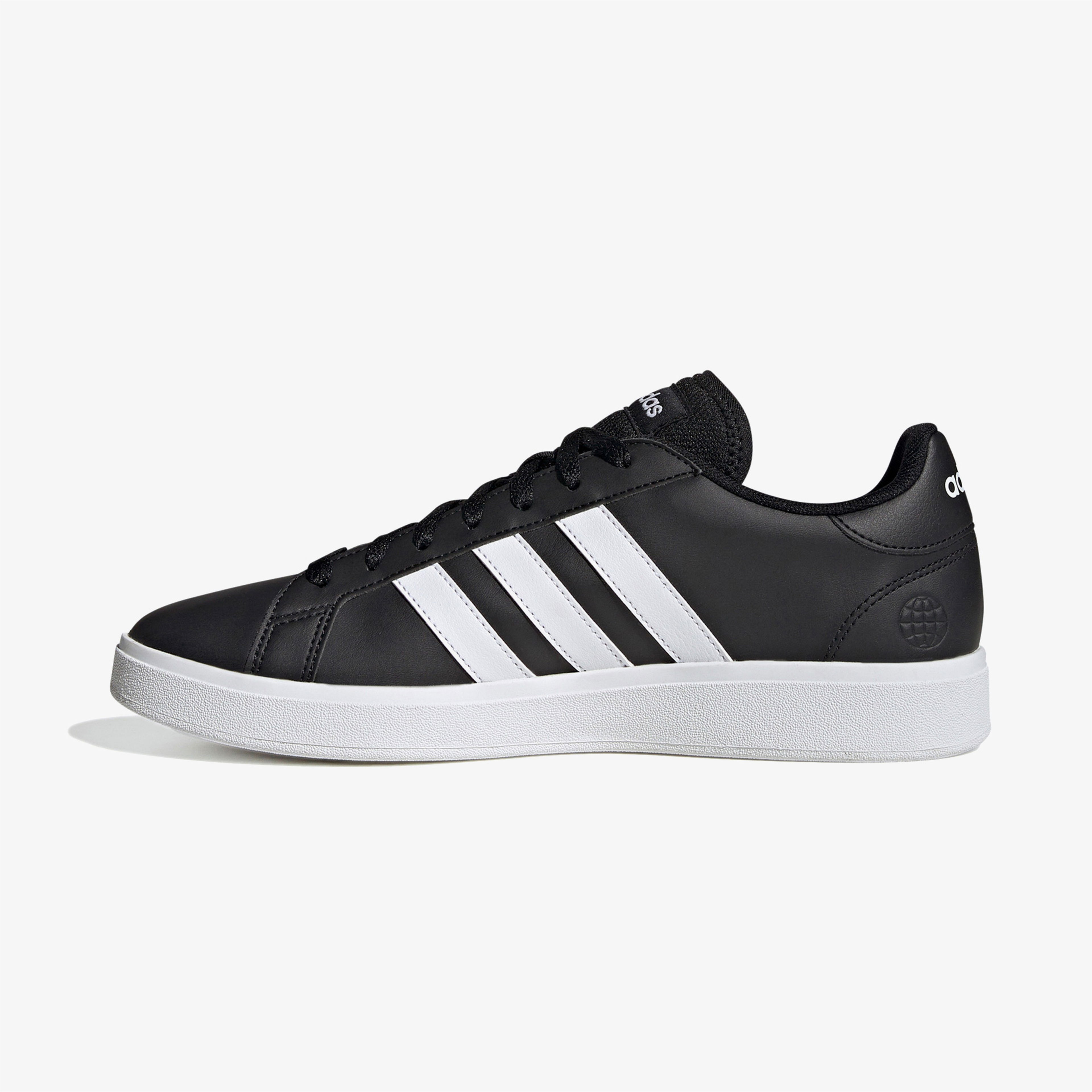 adidas Grand Court Base 2.0 Erkek Siyah Spor Ayakkabı