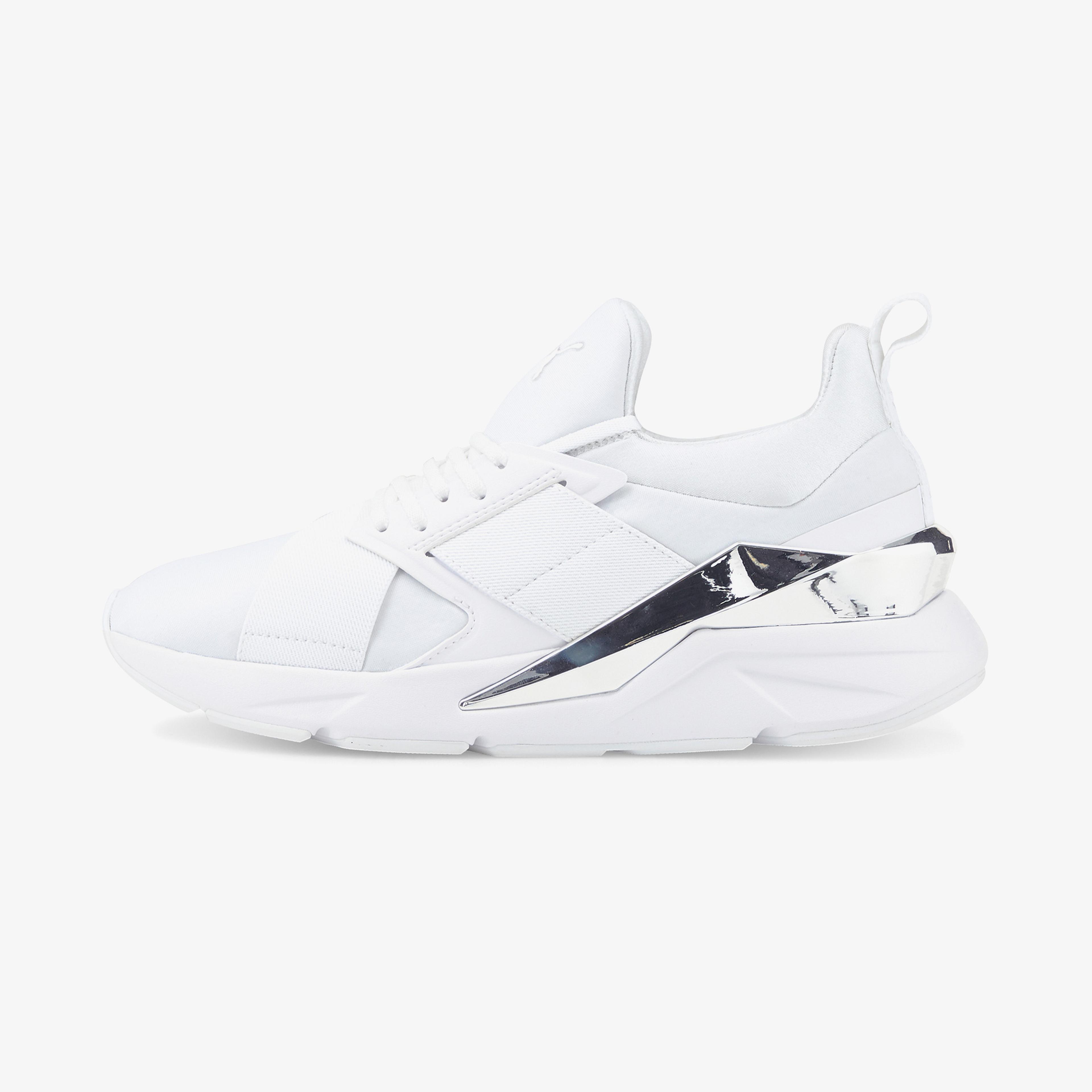 Puma Muse X5 Meta Kadın Beyaz Spor Ayakkabı