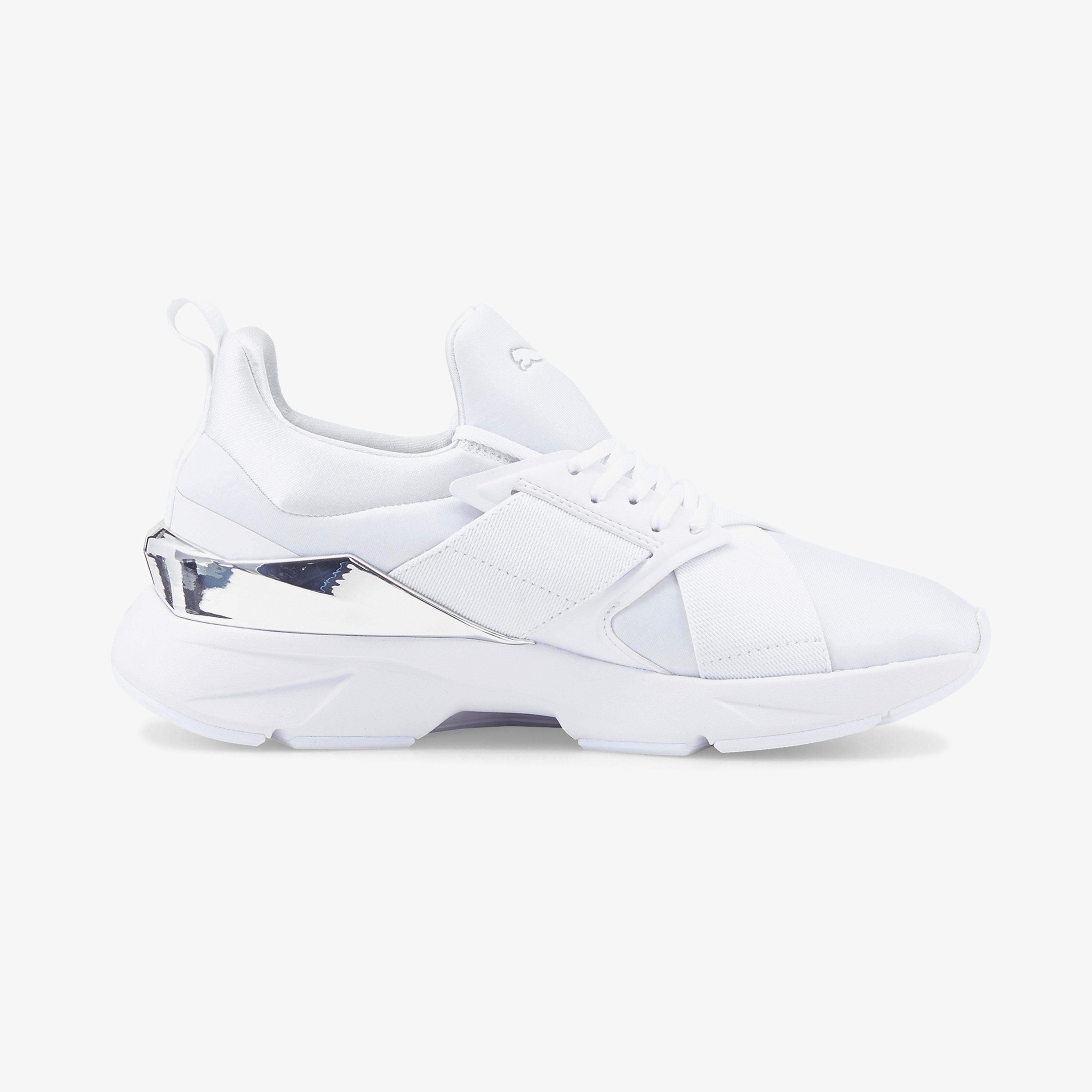 Puma Muse X5 Meta Kadın Beyaz Spor Ayakkabı