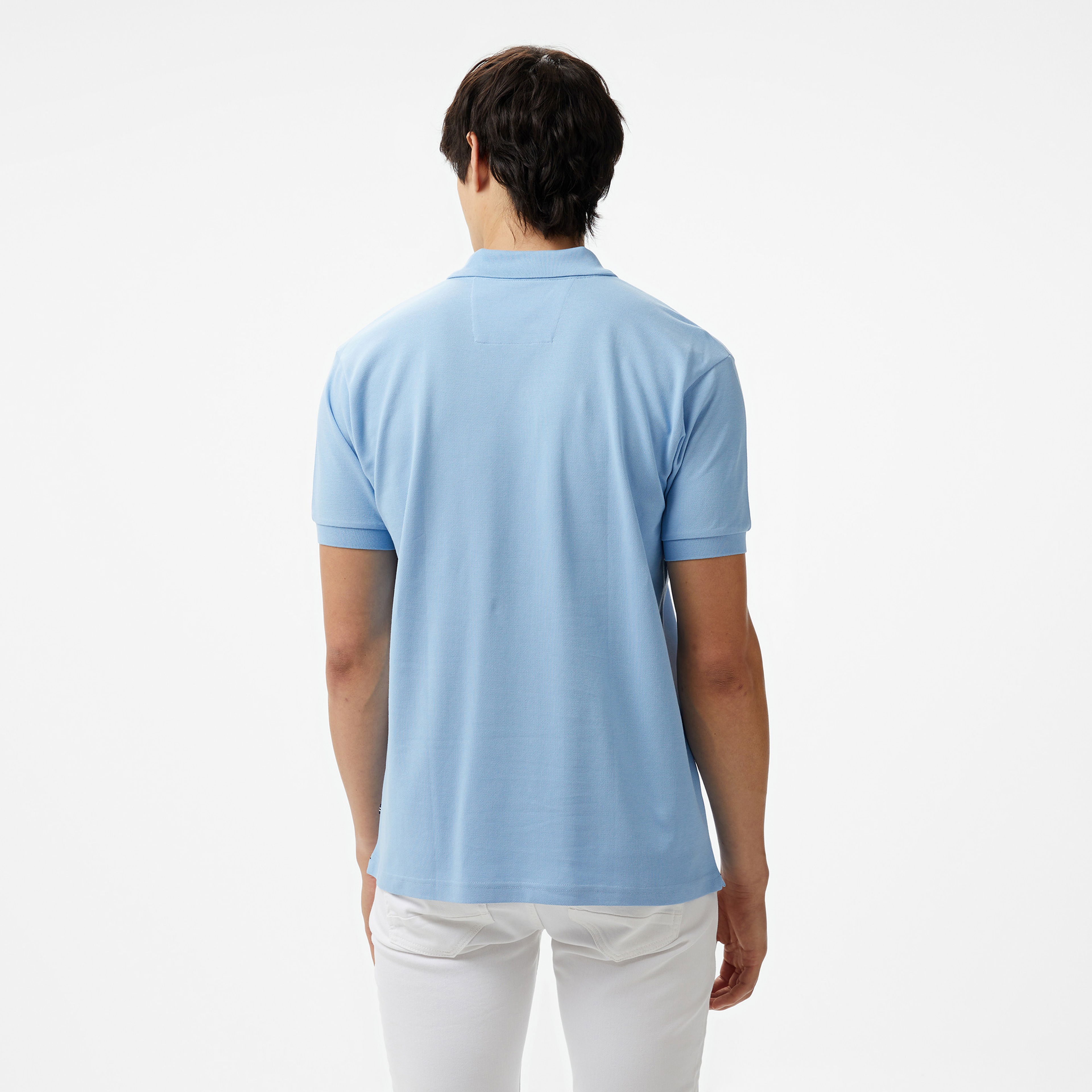 Nautica Erkek Mavi Classic Fit Kısa Kollu Polo Yaka T-Shirt