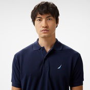 Nautica Erkek Lacivert Classic Fit Kısa Kollu Polo Yaka T-Shirt
