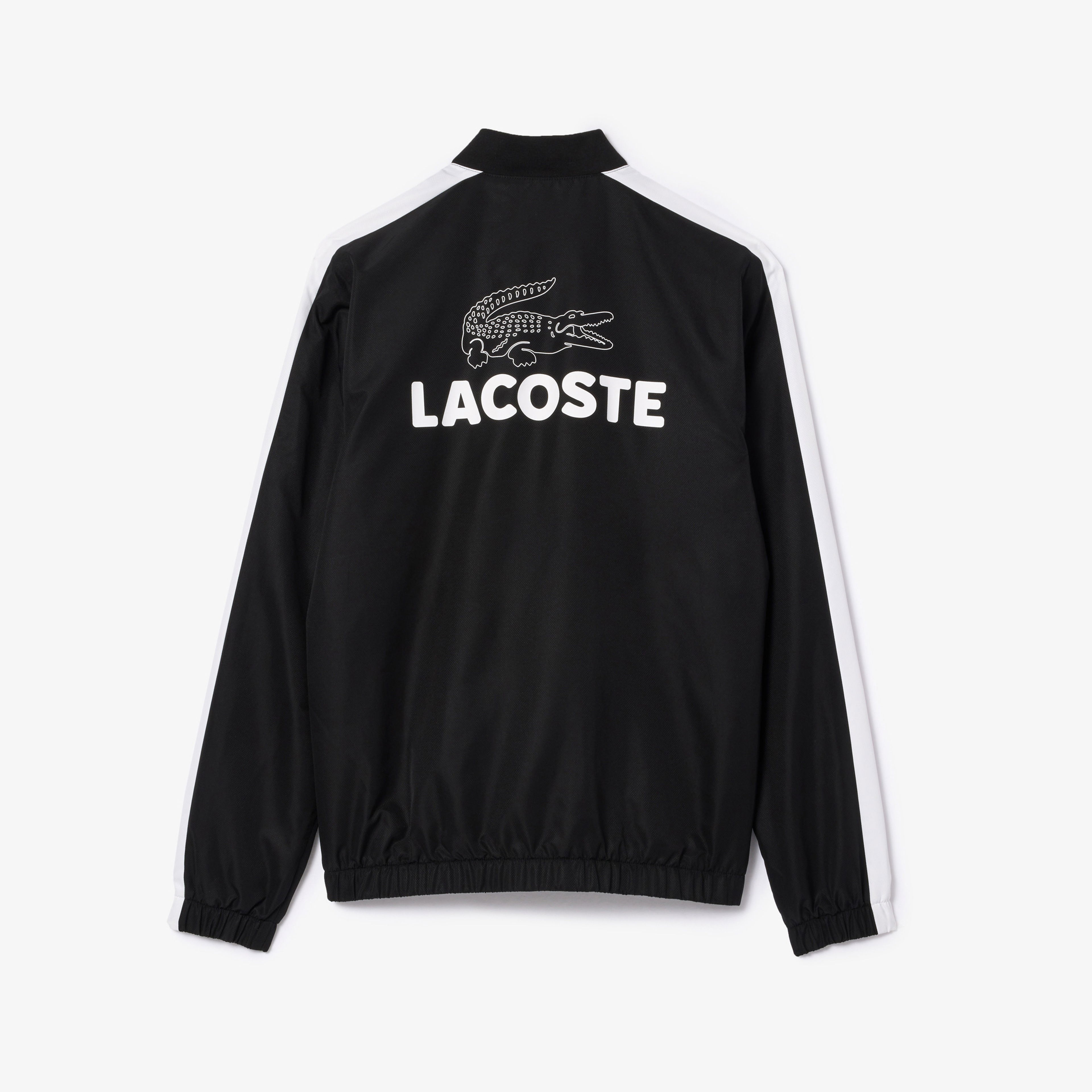 Lacoste Regular Fit Renk Bloklu Erkek Siyah Eşofman Takımı