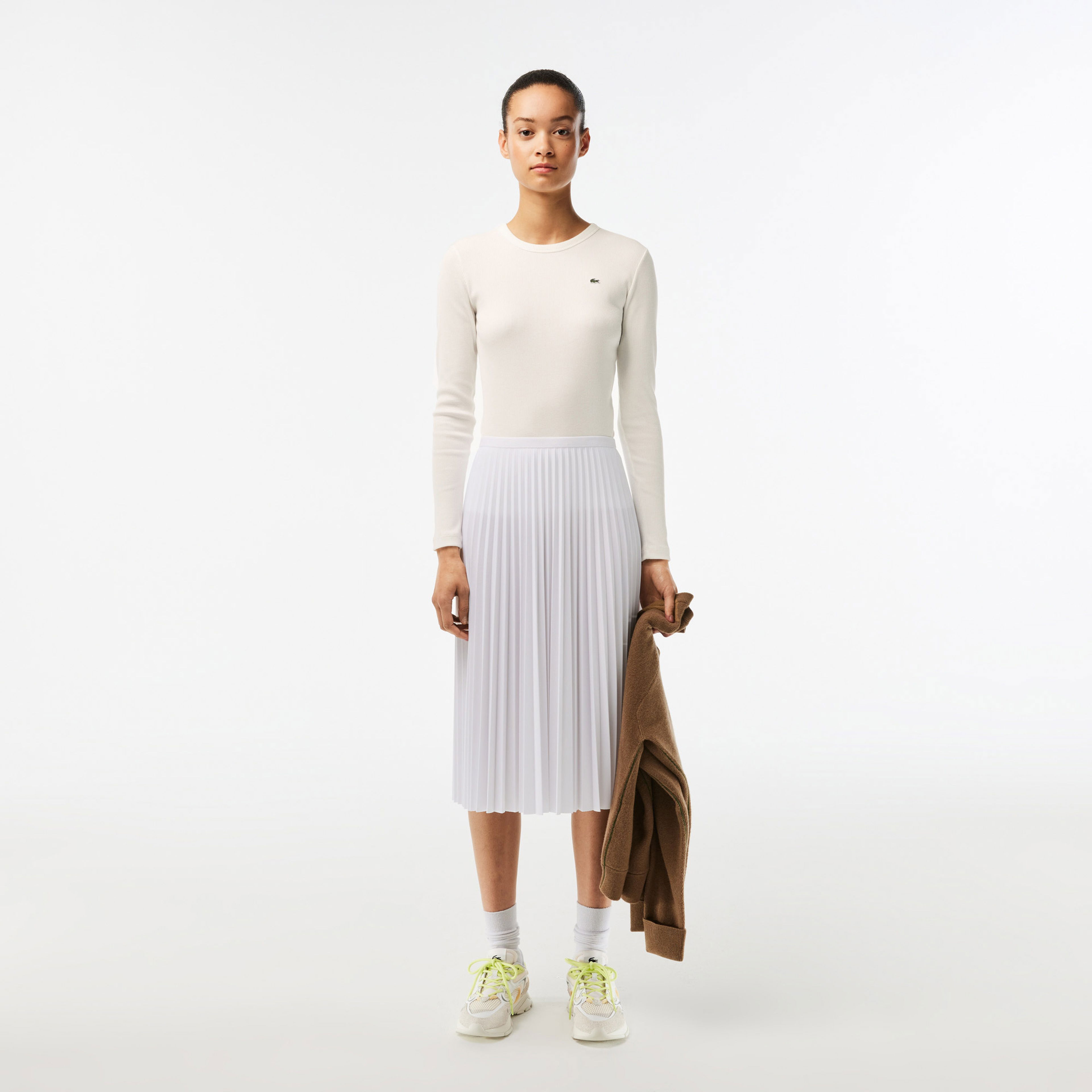 Lacoste Classic Kadın Pembe Sweatshirt