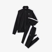 Lacoste Regular Fit Renk Bloklu Erkek Siyah Eşofman Takımı