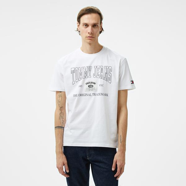 Tommy Jeans Archive Erkek Beyaz T-Shirt