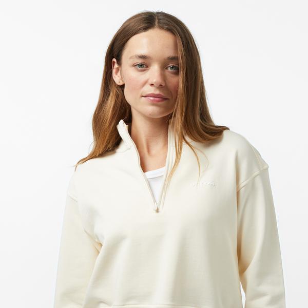 UNITED4 Cool W Full Zip Kadın Krem Sweatshirt_3