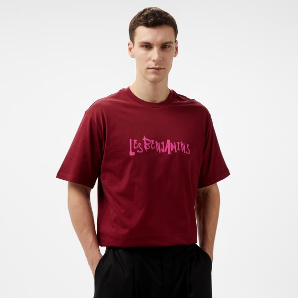 Les Benjamins Sleeve 708 Unisex Kırmızı T-Shirt