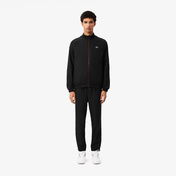 Lacoste Erkek Regular Fit Fermuarlı Yaka Baskılı Siyah Eşofman Takımı