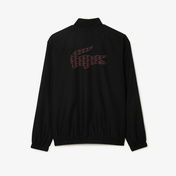Lacoste Erkek Regular Fit Fermuarlı Yaka Baskılı Siyah Eşofman Takımı