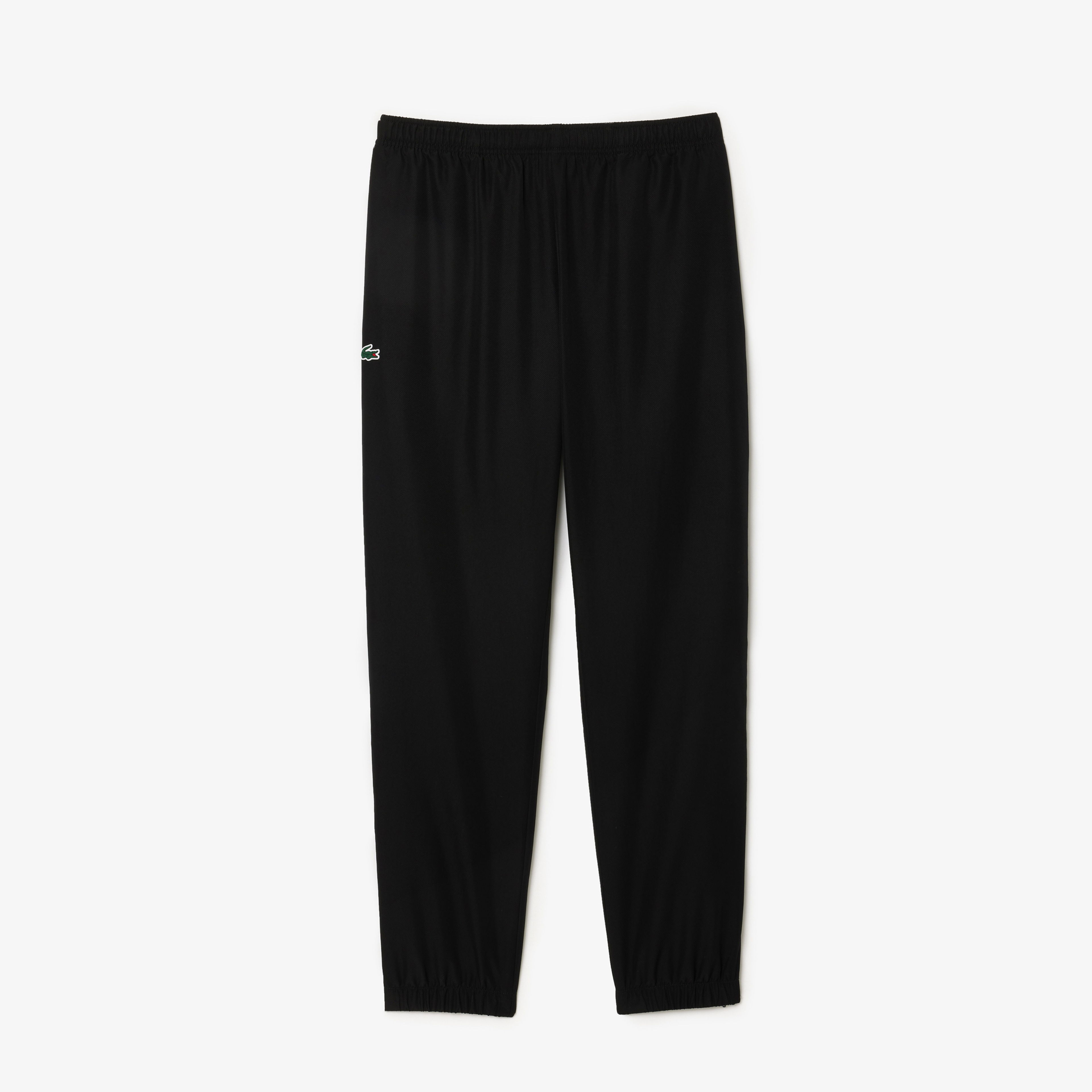 Lacoste Erkek Regular Fit Fermuarlı Yaka Baskılı Siyah Eşofman Takımı